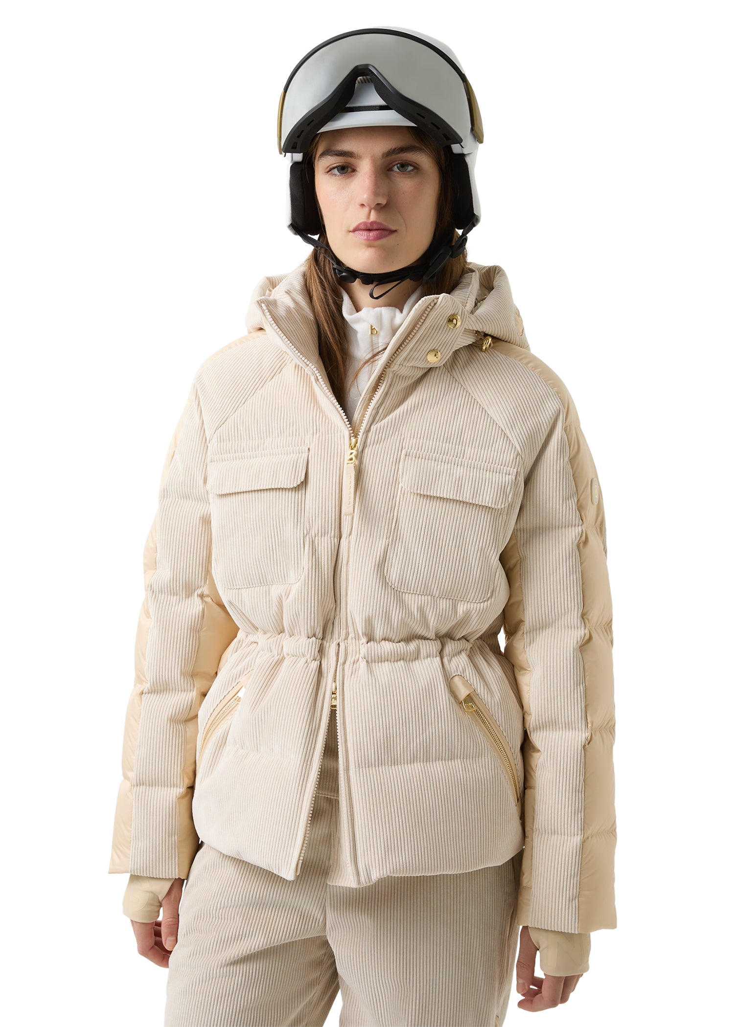 ブリストル　TOUR DOWN PARKA ベージュ F.C.Real Bristol（エフシーレアルブリストル）の「TOUR DOWN PARKA