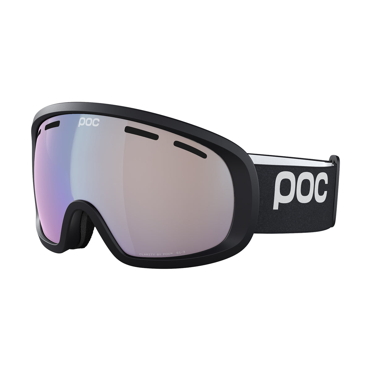 POC Sports - Fovea Mid Clarity Comp + - Goggles - White/Spektris Blue