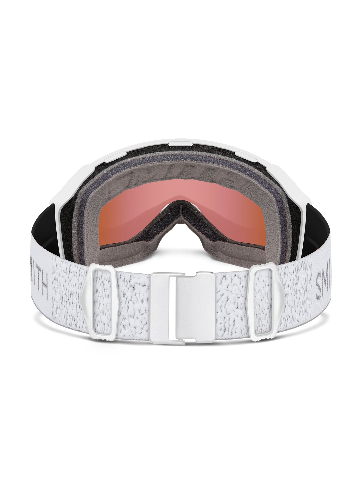 WHITE KNIT/ROSE GOLD