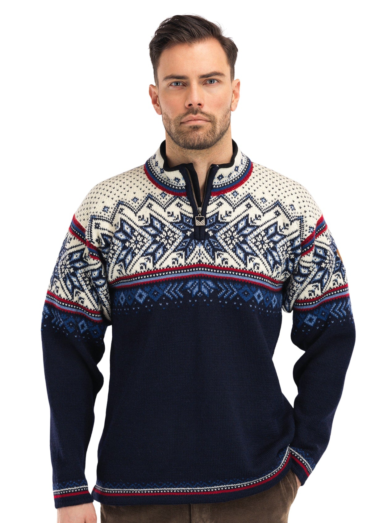Merino Wool Traditional Norwegian Sweater Scandinavian Wool
