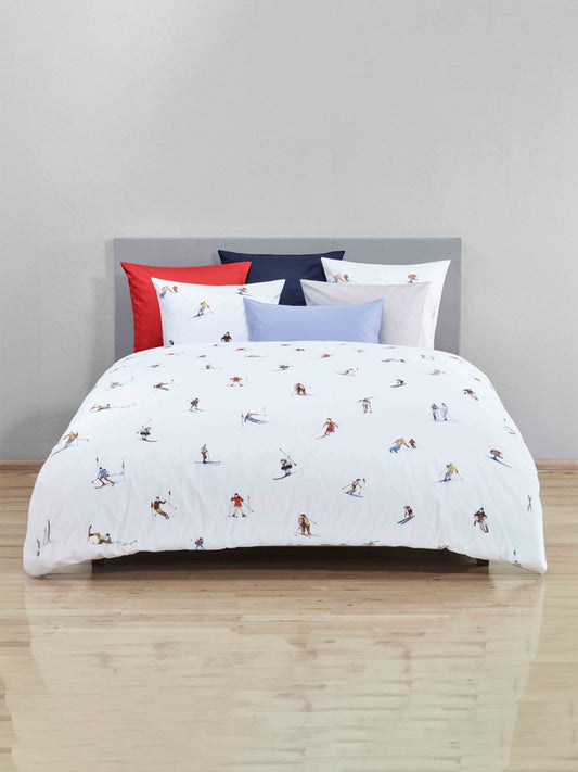 Skiers Twin Duvet Cover