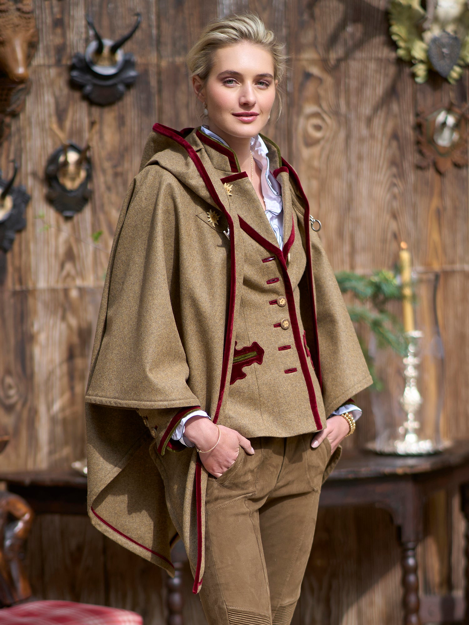 Loden cape sales