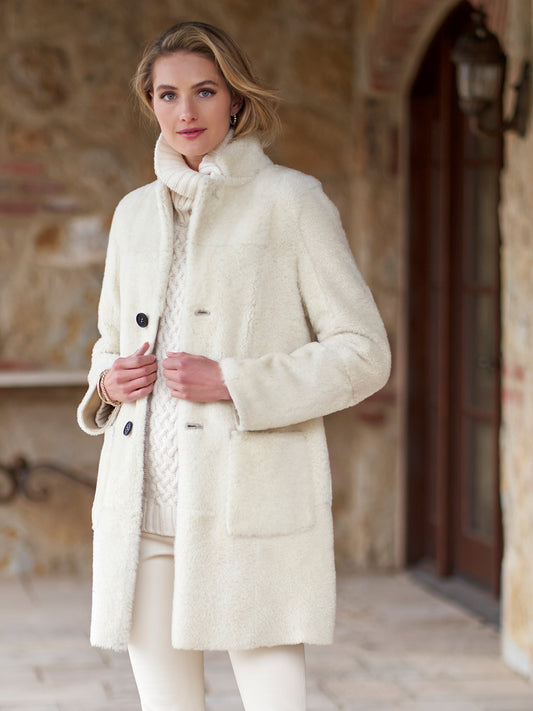 Dunja Reversible Shearling Coat