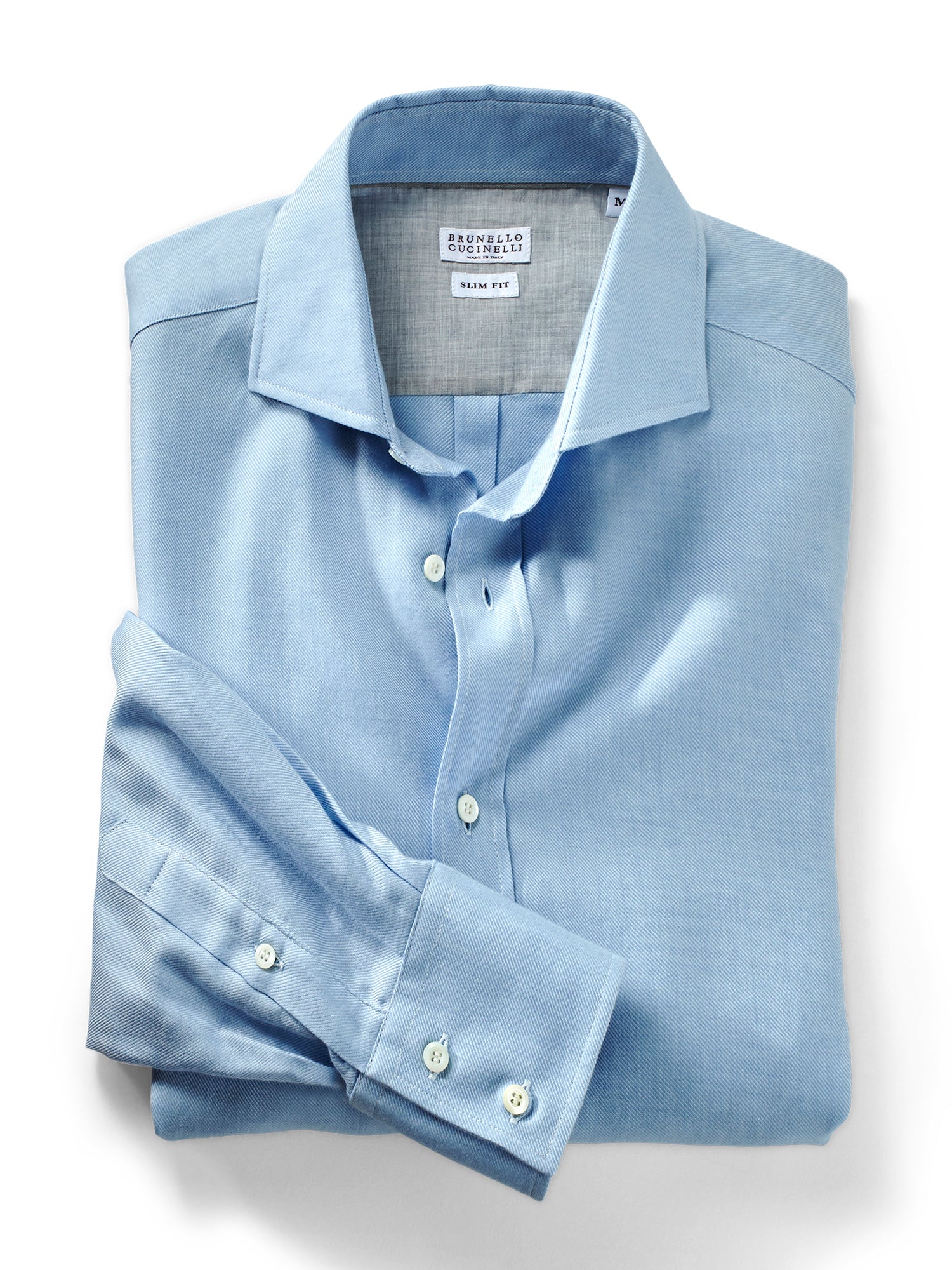 【関税＆送料込み】Brunello Cucinelli Blue Sequin T-Shirt W Brunello Cucinelli - Blue t-shirt with logo print M0B138482