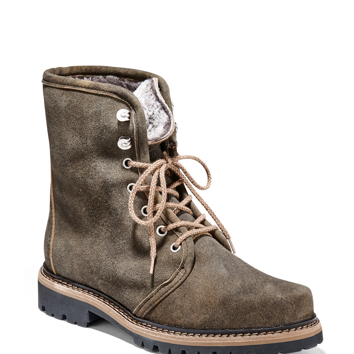 New Ross & Snow Monte Genuine Shearling Men’s Urban Hiker Leather Boots Danner - Mountain Pass Shearling Sierra 200G main image 3