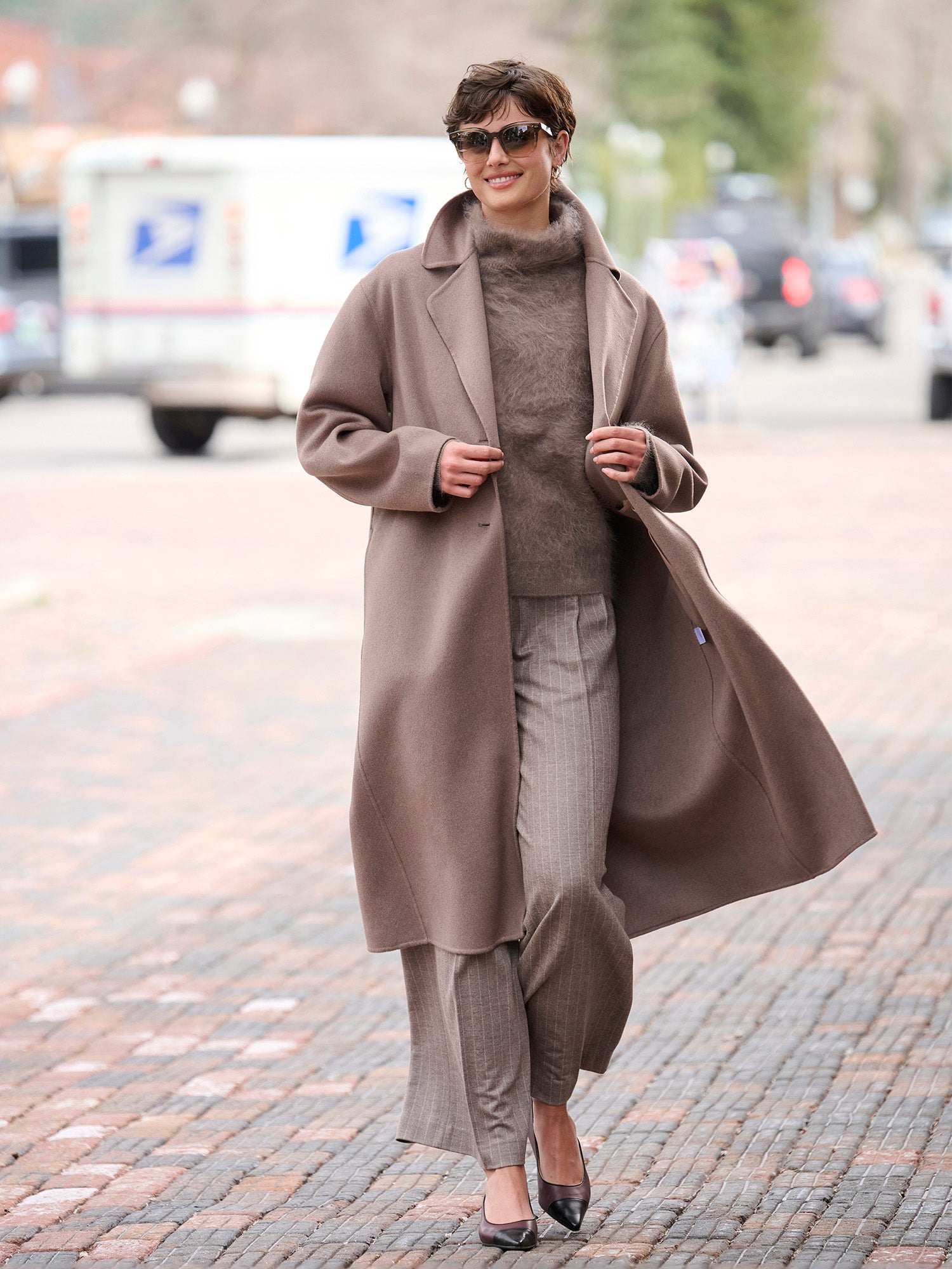 Na.e Allure Coat グレージュ na e ナエ 24AW Shawl Collar Wool Coat ショールカラーウールコートF