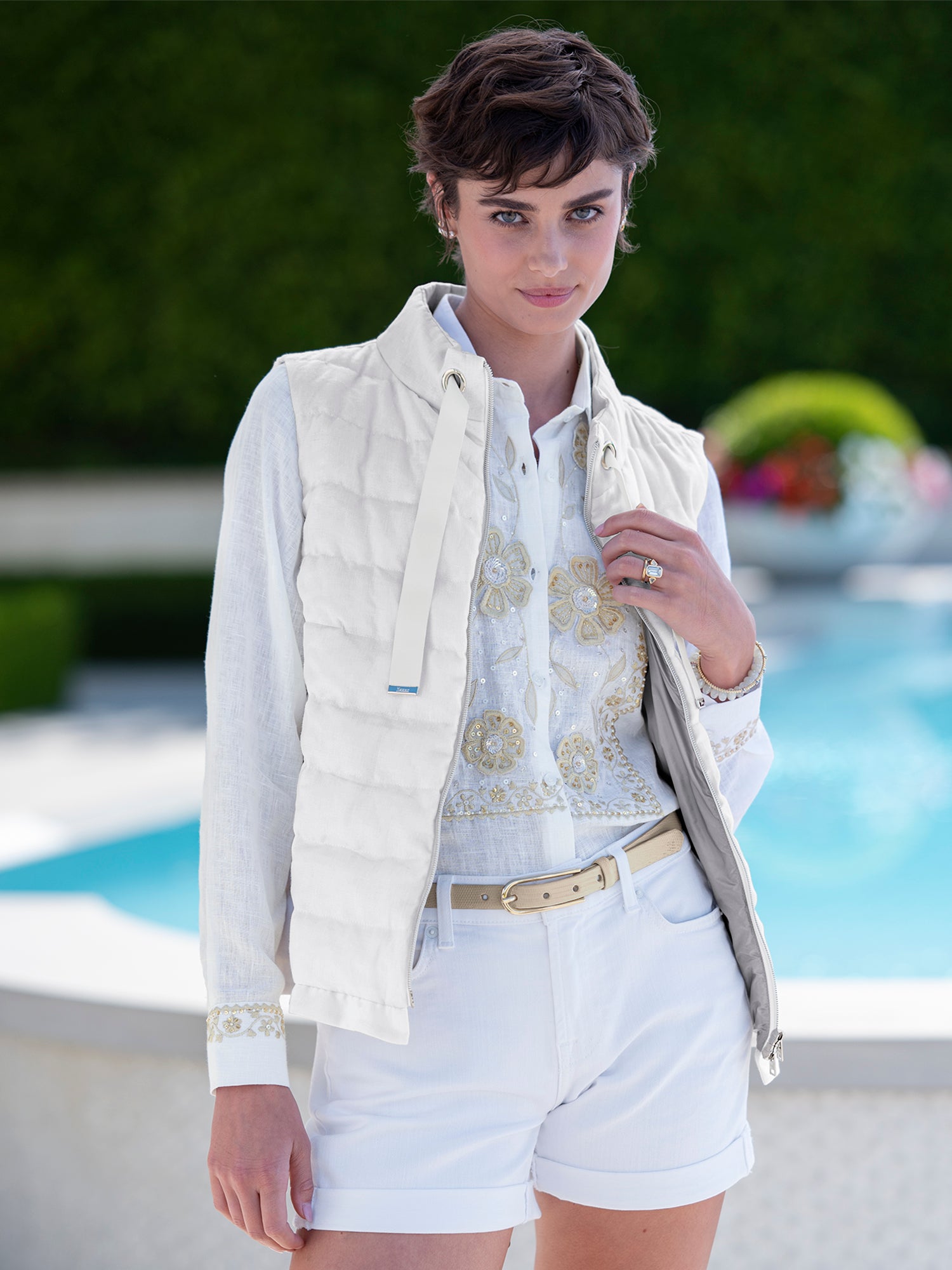 Down Vest No Collar Coat No Sleeves No Sleeve Vest No Sleeve