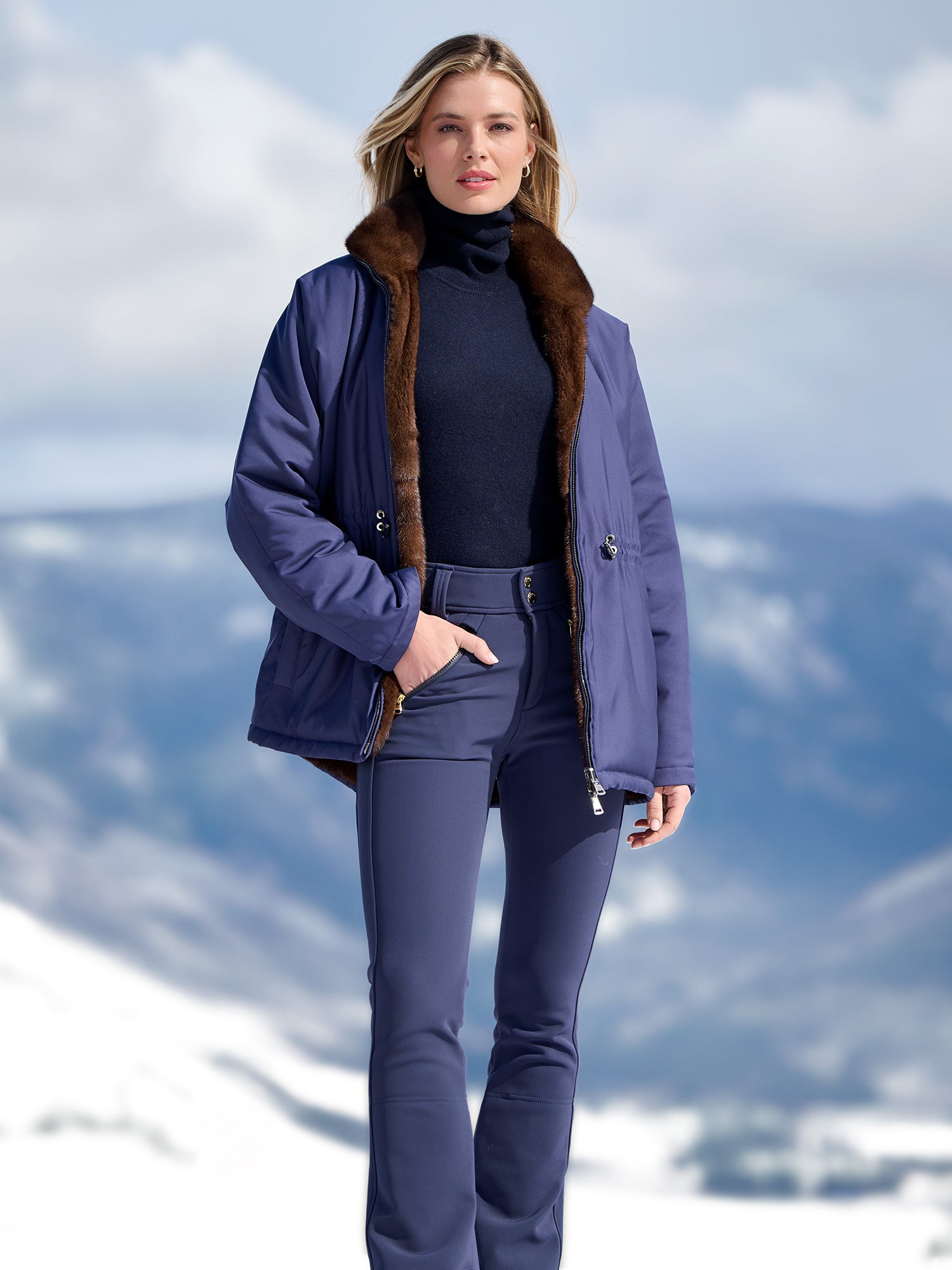 NAVY BROWN
