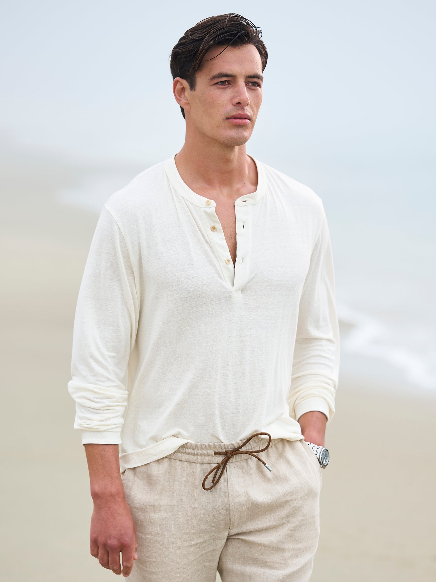 Tシャツ・カットソー GABRIELA HEARST JULIAN HENLEY T-SHIRT Gabriela Hearst JULIAN HENLEY T-SHIRT - T-Shirts - BeyondStyle