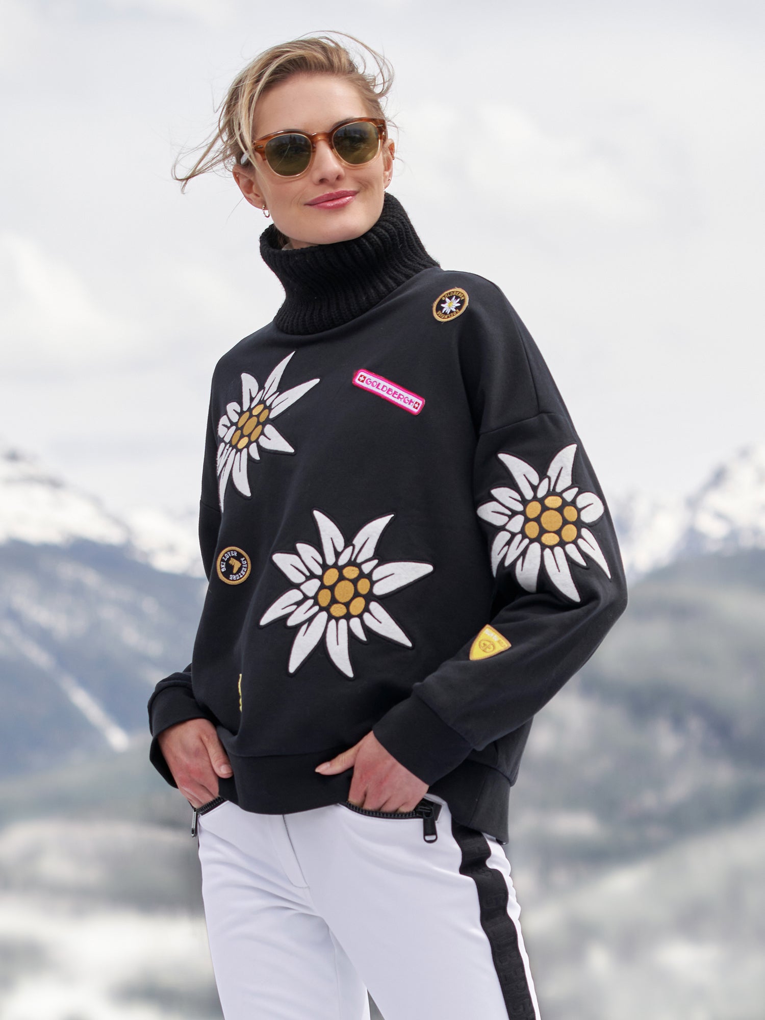 Patch sweater hotsell