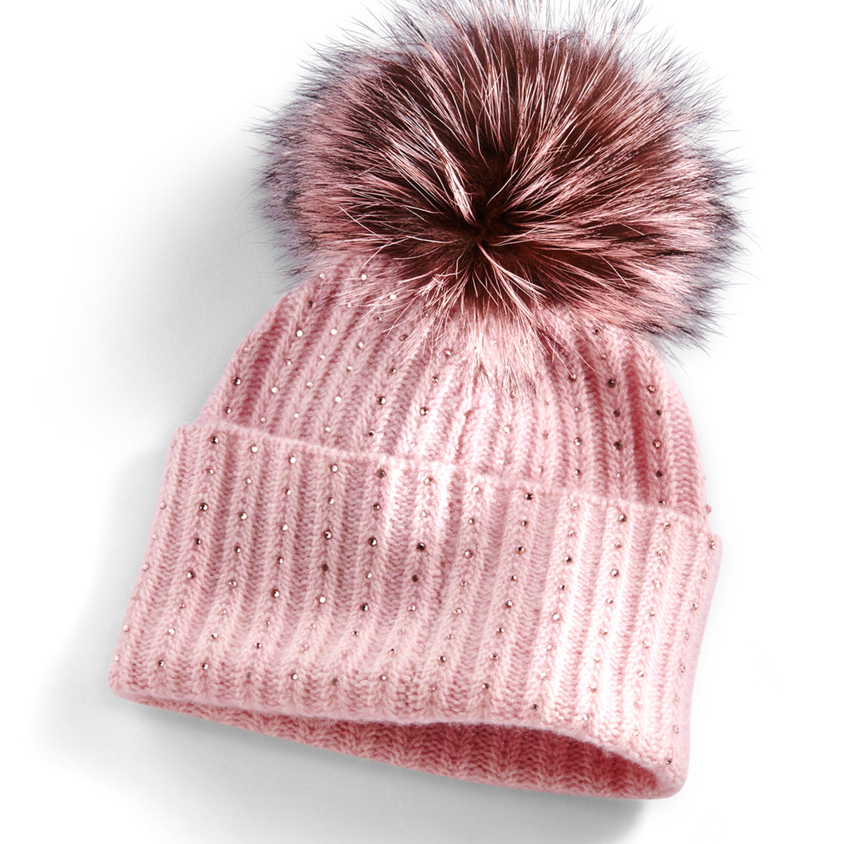 ISOGucci Soft Pink Knit Hat Pink Brioche Hat — Ice Age Knits main image 4