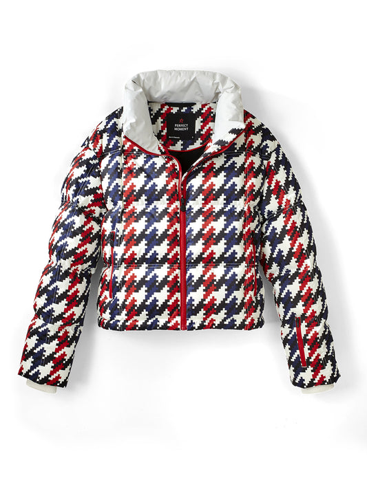 Nevada Houndstooth Down Ski Jacket