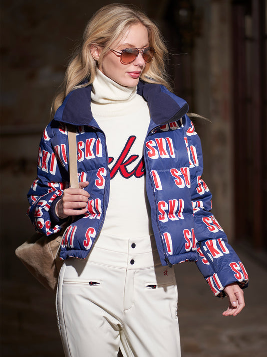Nevada Print Down Ski Jacket