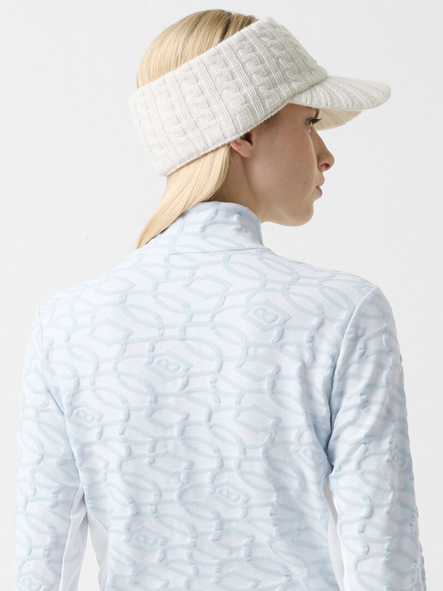 Jasmina Jacquard Jersey Tec Turtleneck – Gorsuch
