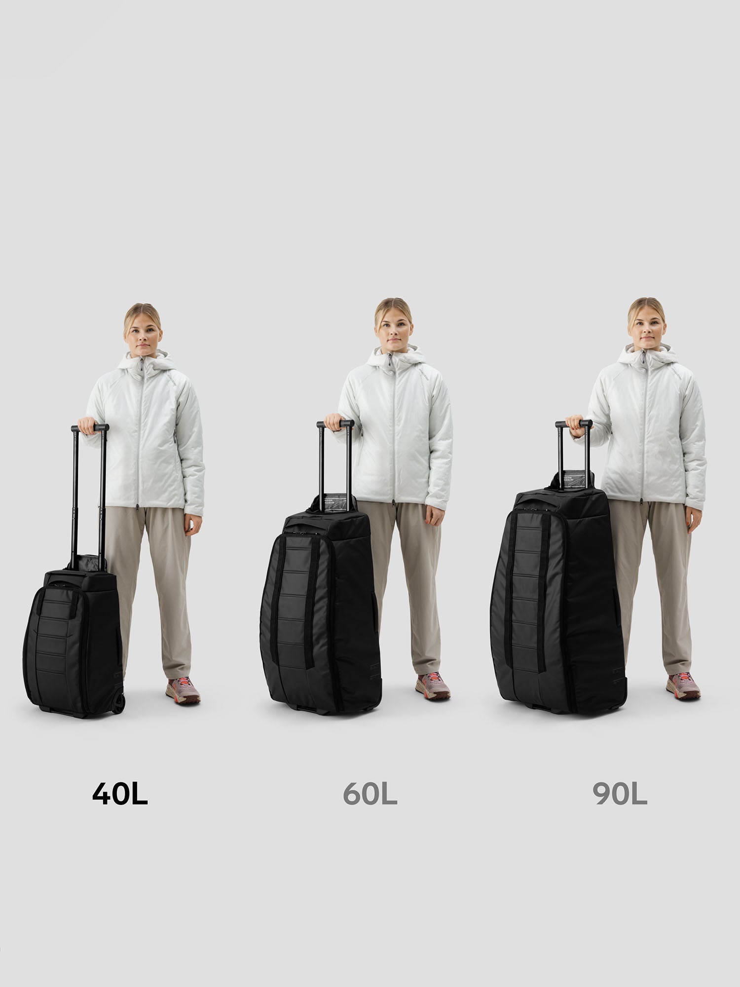 The Hugger Roller Bag Carry-On 40L