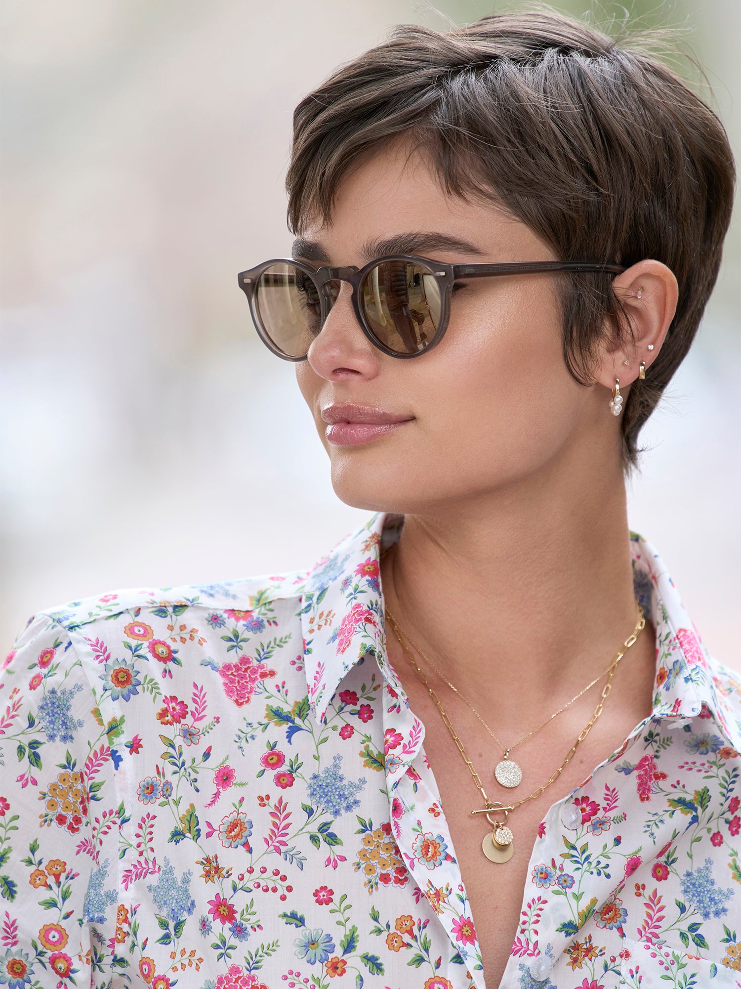 skygrayページです୨୧ Gregory Peck Sunglasses – Gorsuch