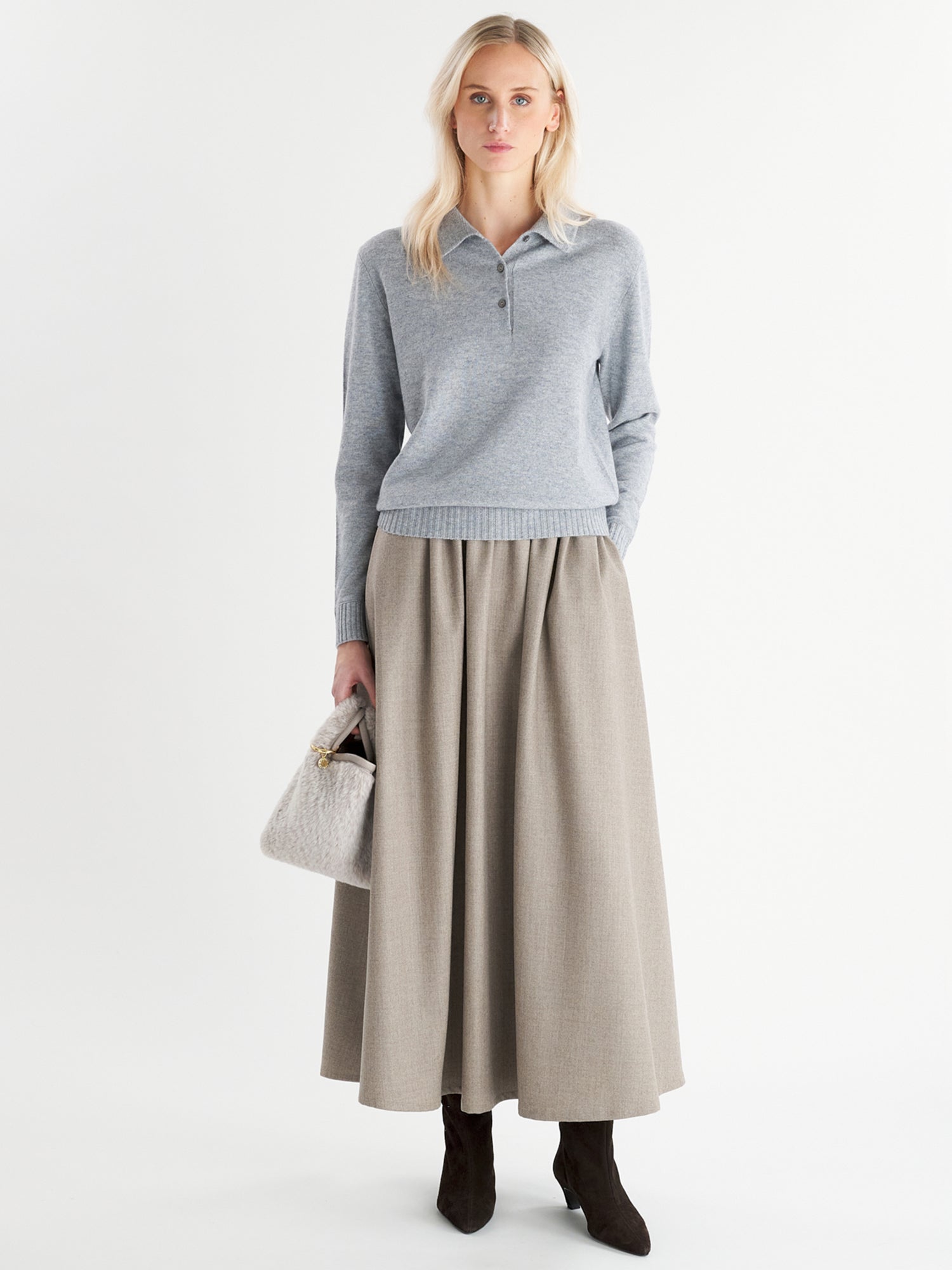 Simona Woven Cashmere Skirt – Gorsuch