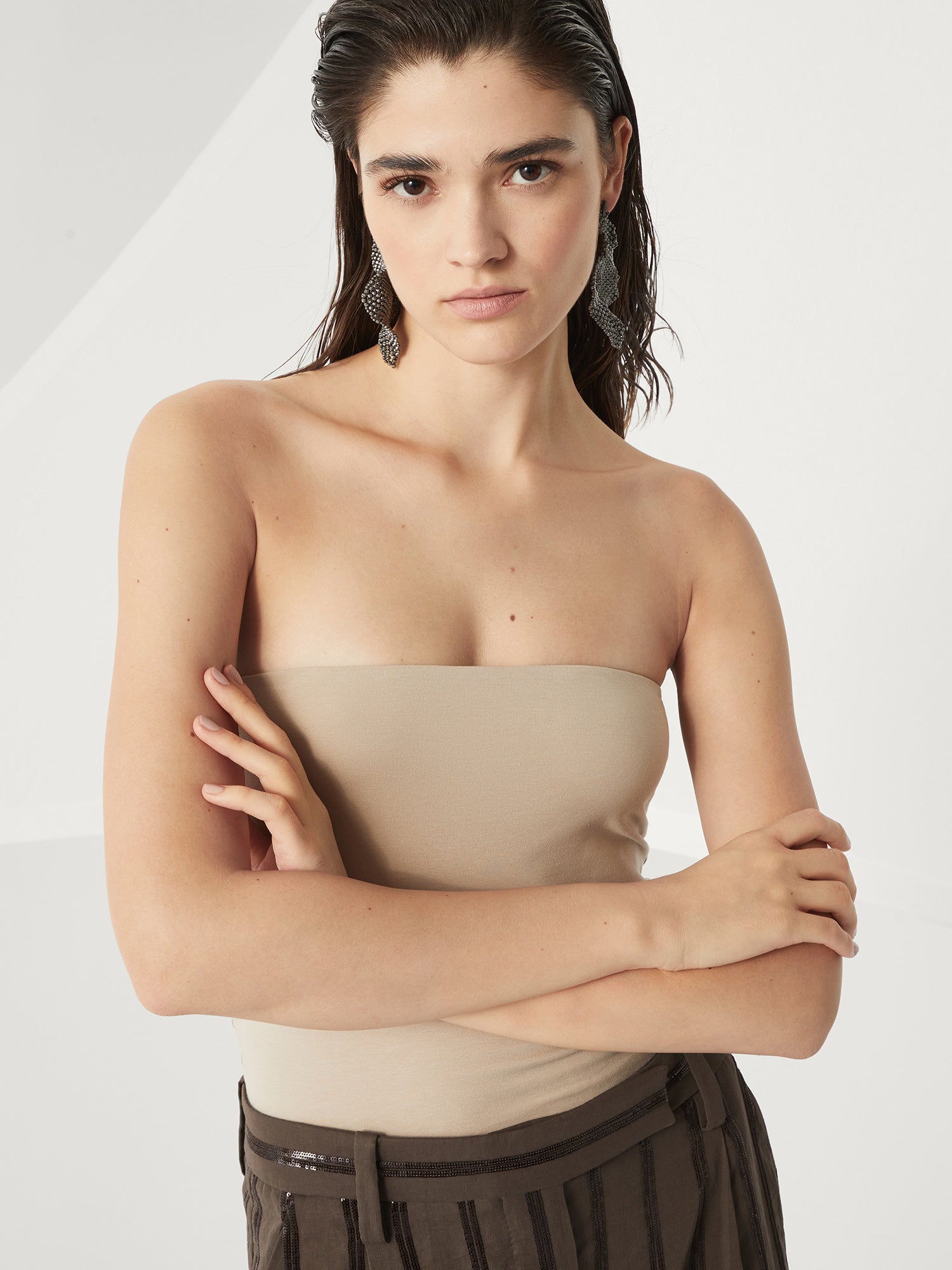 極美品】GlamLips サイドベルト サテン WIDE-PANIS Stretch Bandeau