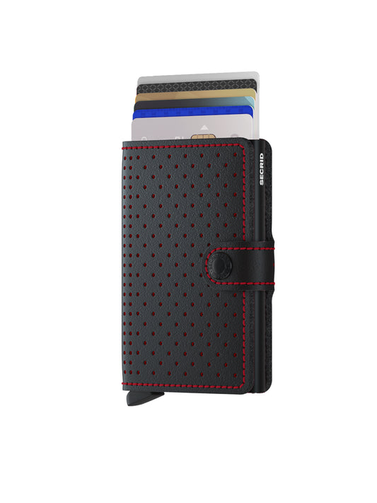 Perforated Leather Miniwallet