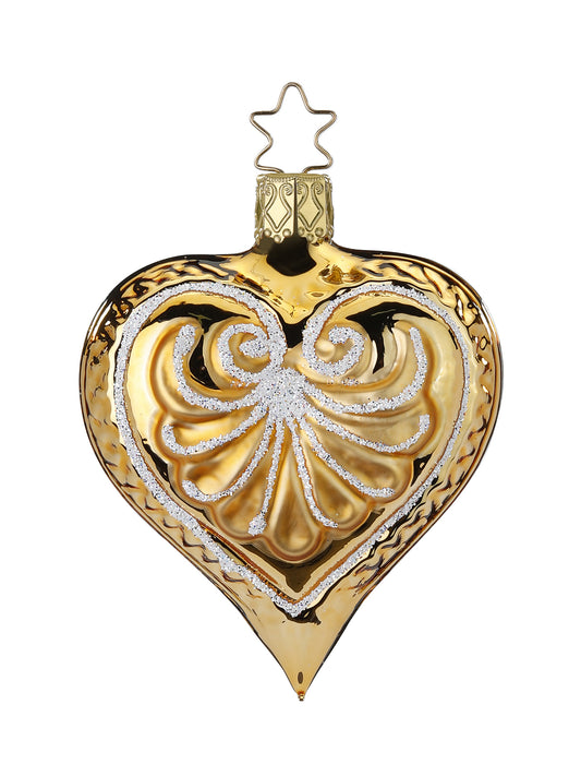 Gold Heart Ornament