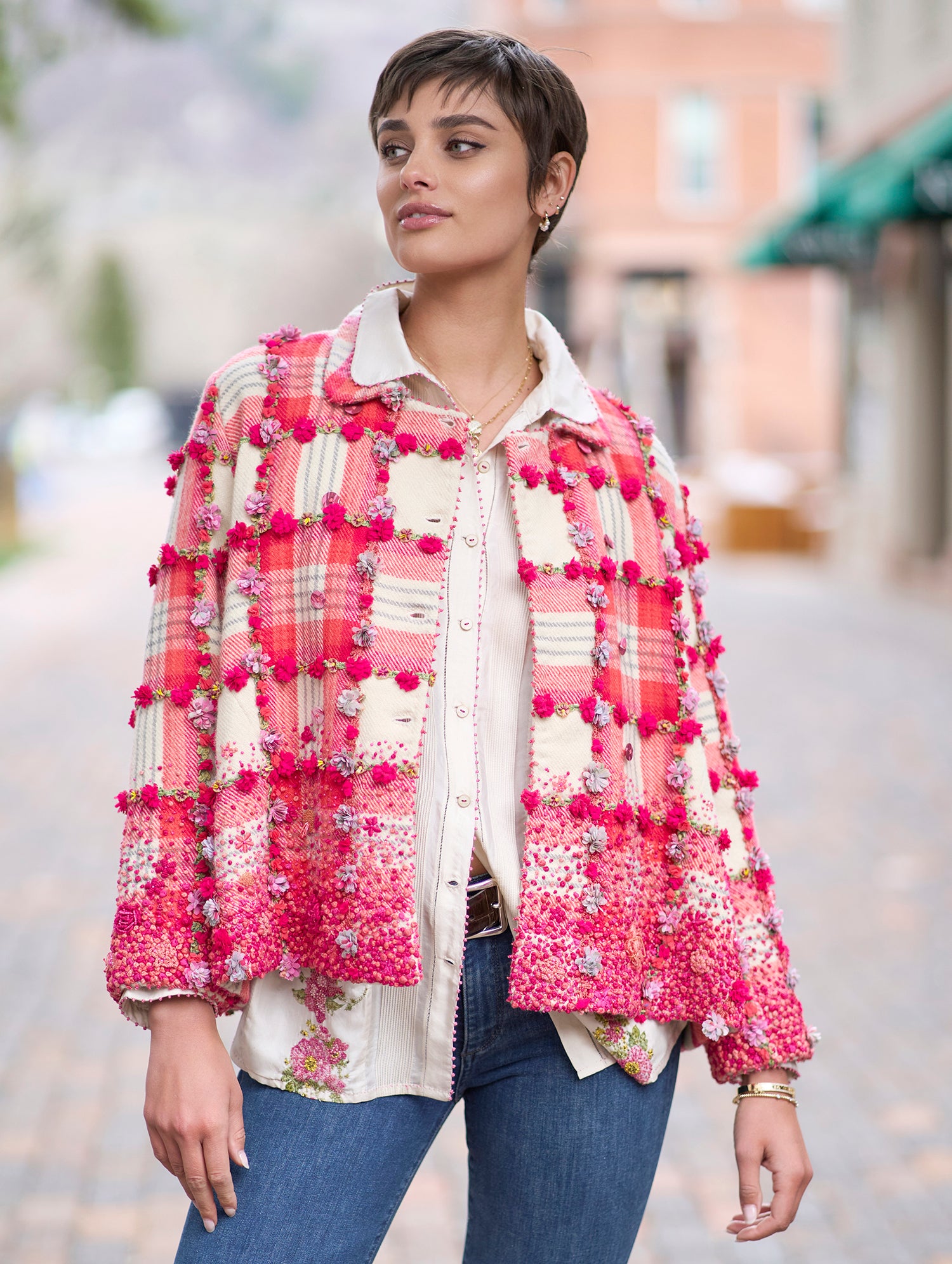 レア アーツ&サイエンス 22SS flower jacket 花柄 ジャケット Zahra Floral Check Jacket – Gorsuch