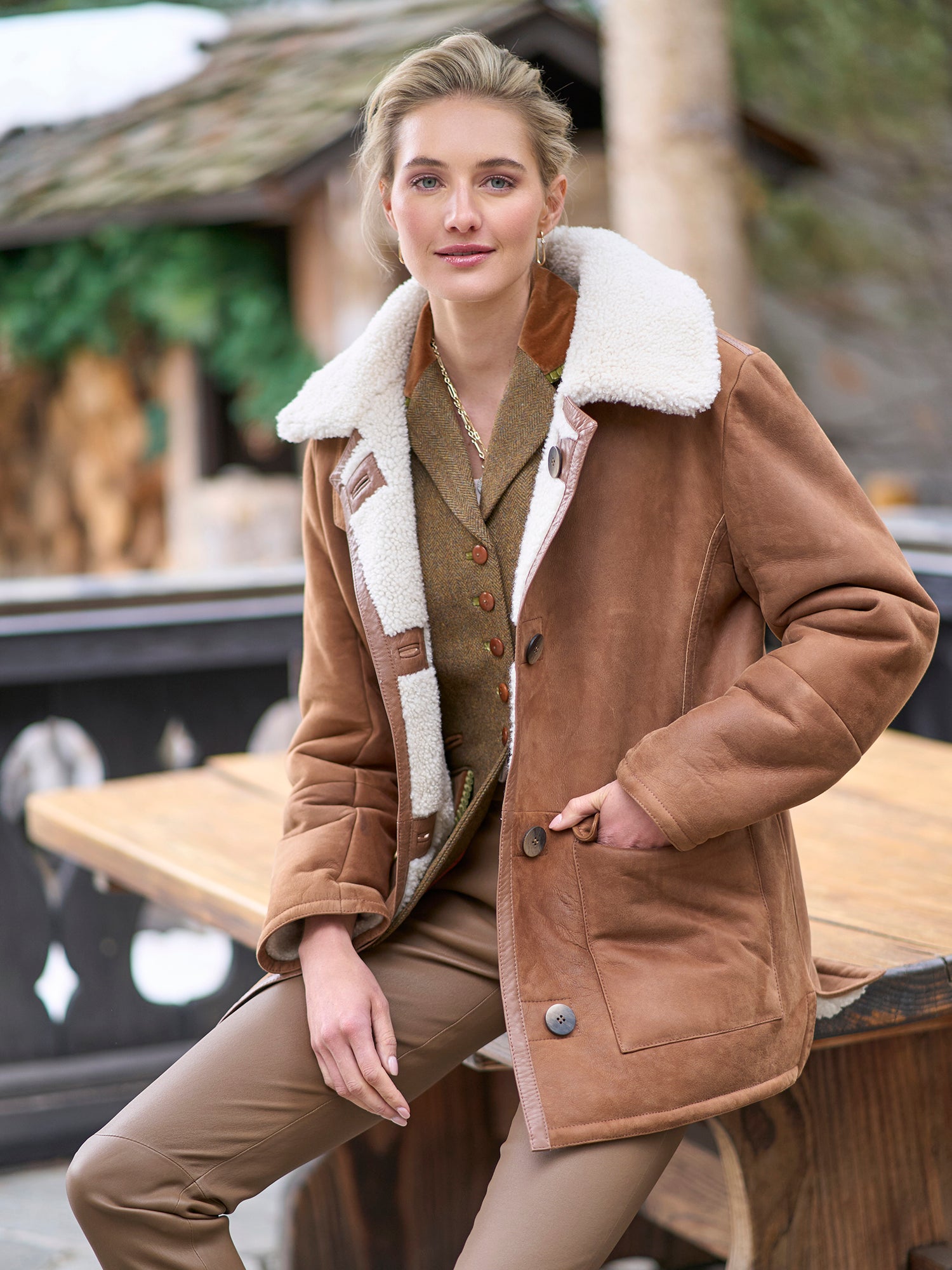 Marah Reversible Shearling Coat – Gorsuch