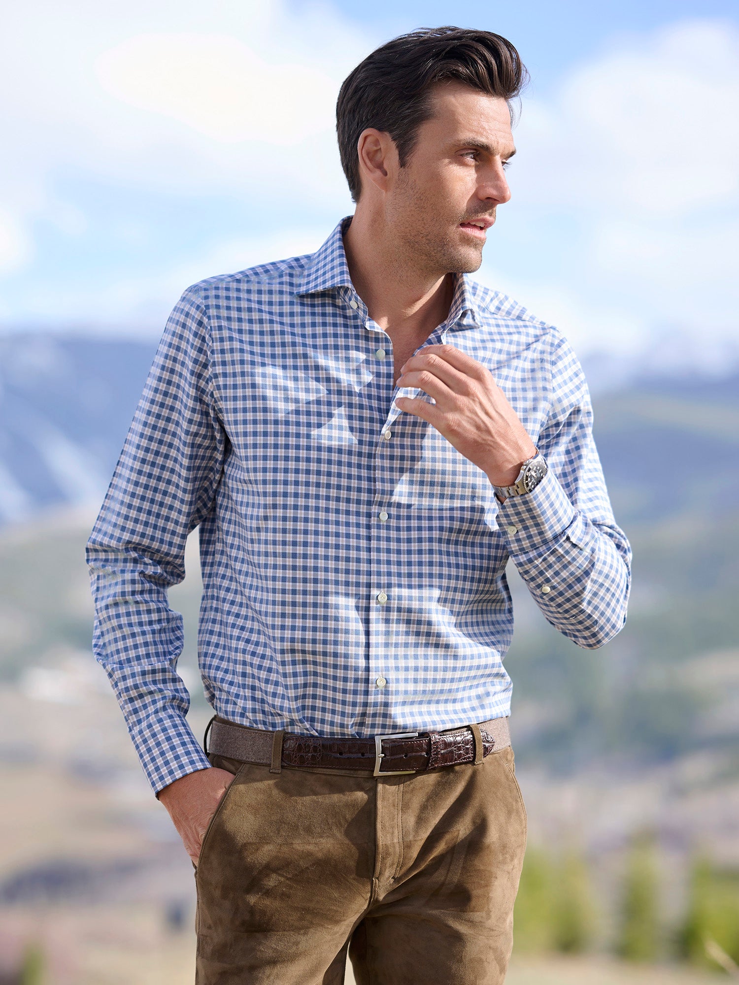 トップス GOOPiMADE Utility Check Shirt Ash Check Shirt – Gorsuch