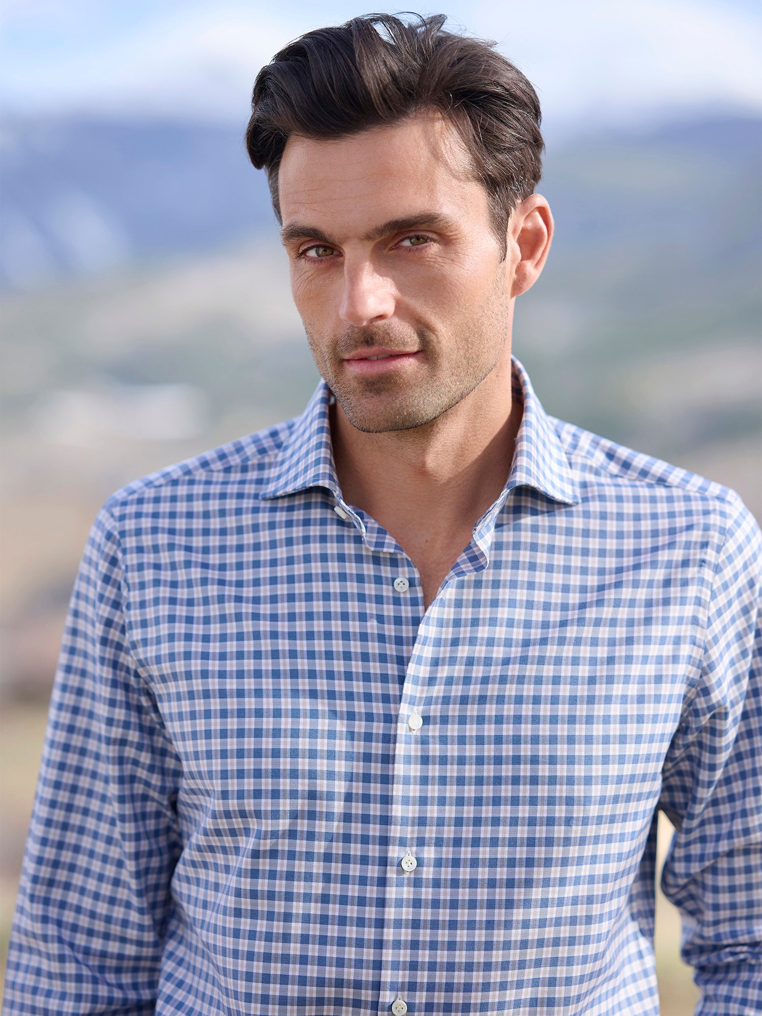 BLUE/TAN
