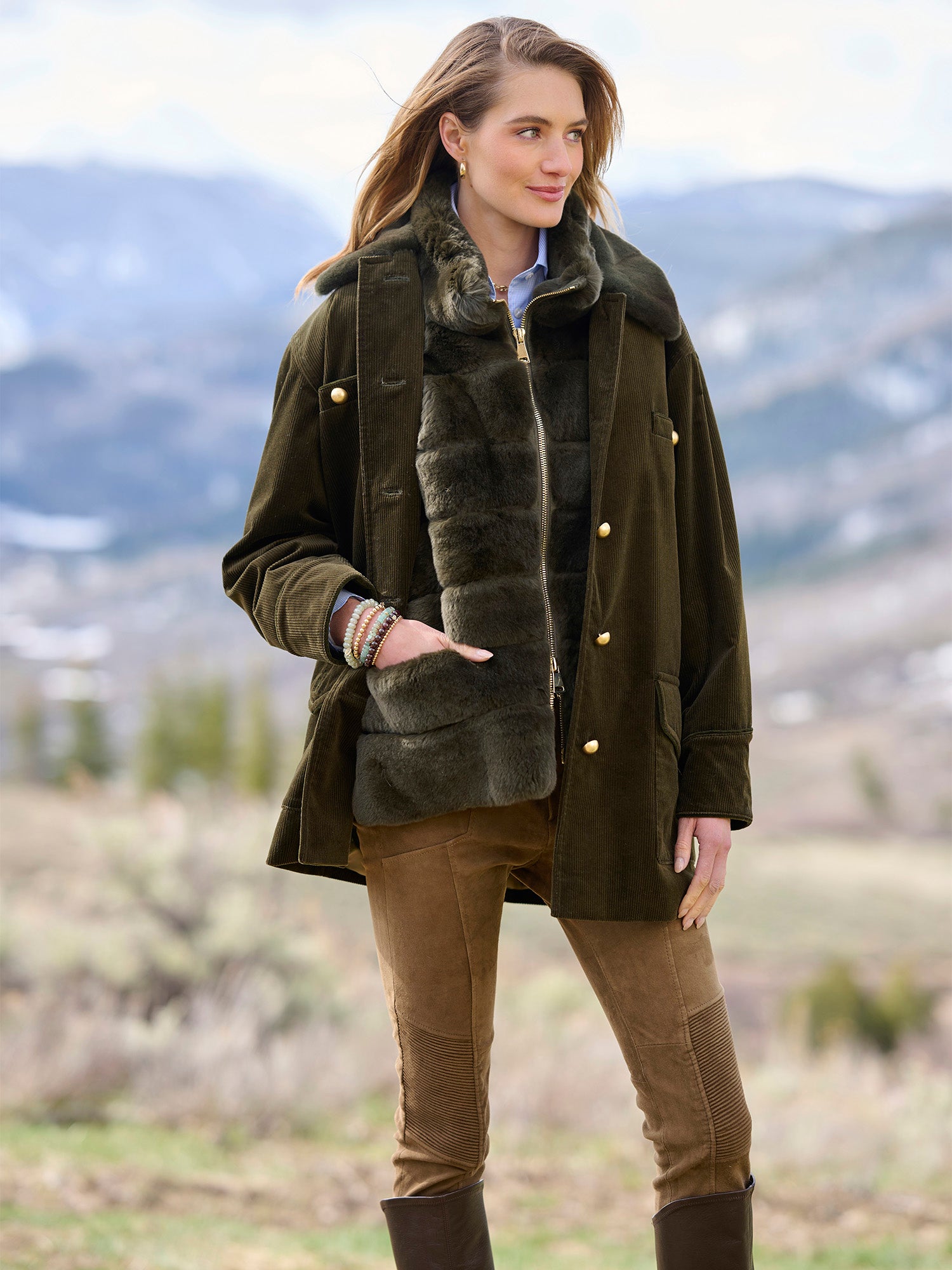 Celena Corduroy Coat – Gorsuch