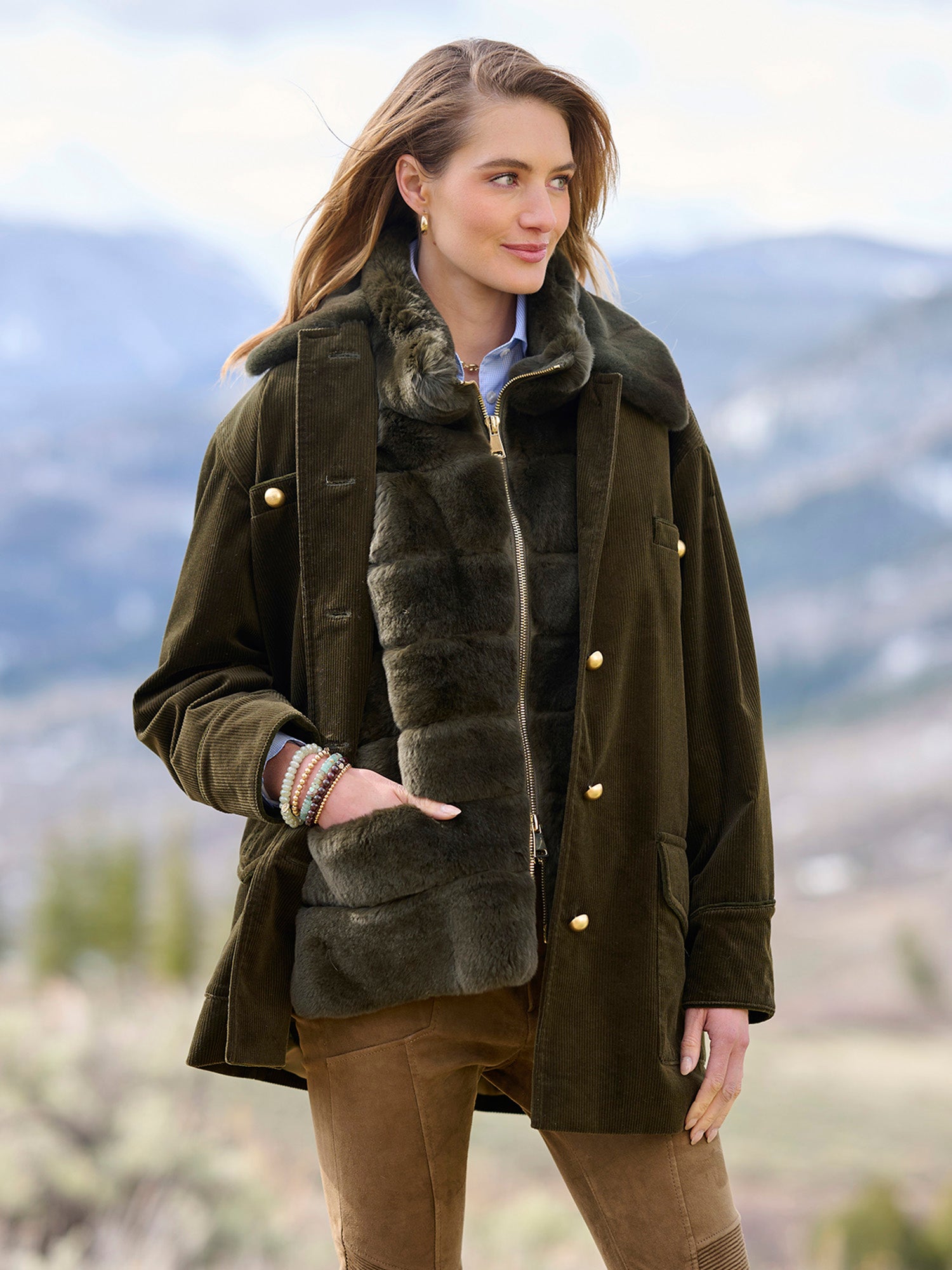Celena Corduroy Coat – Gorsuch
