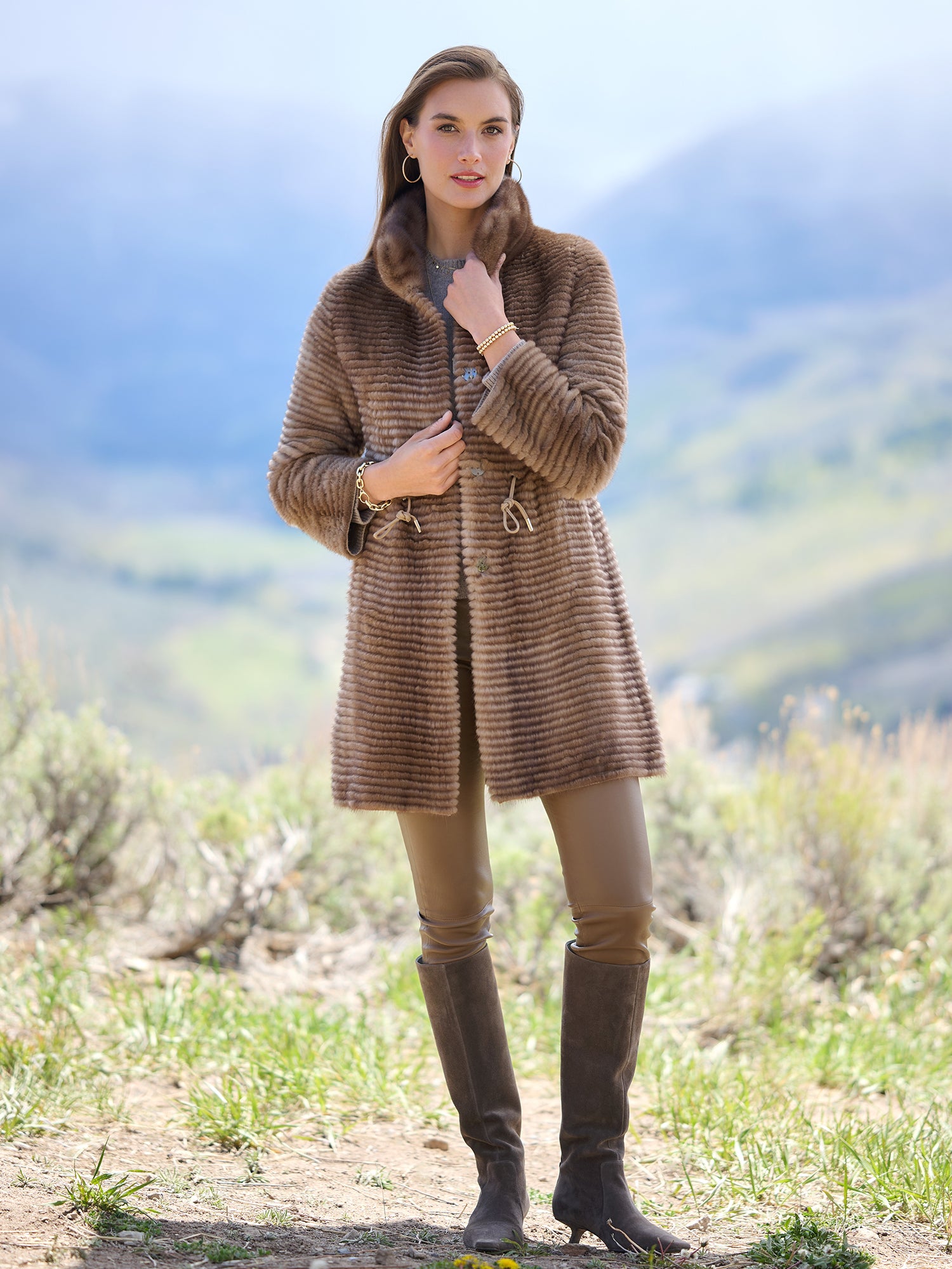 Ainsley Reversible Mink Coat – Gorsuch