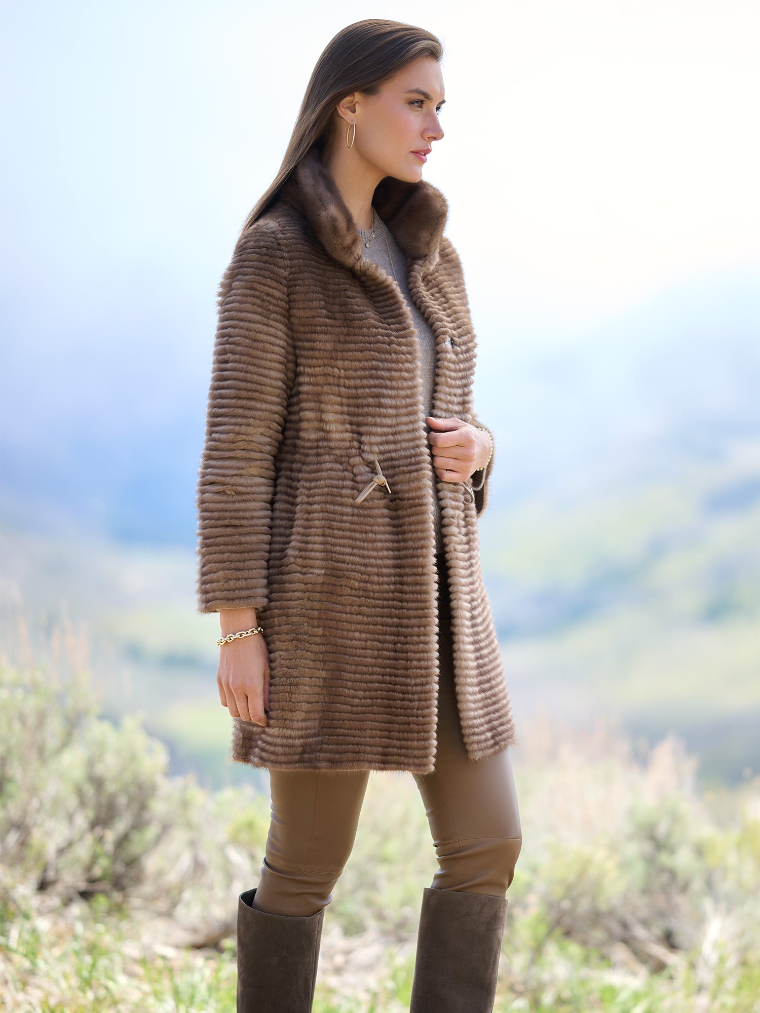 Ainsley Reversible Mink Coat – Gorsuch
