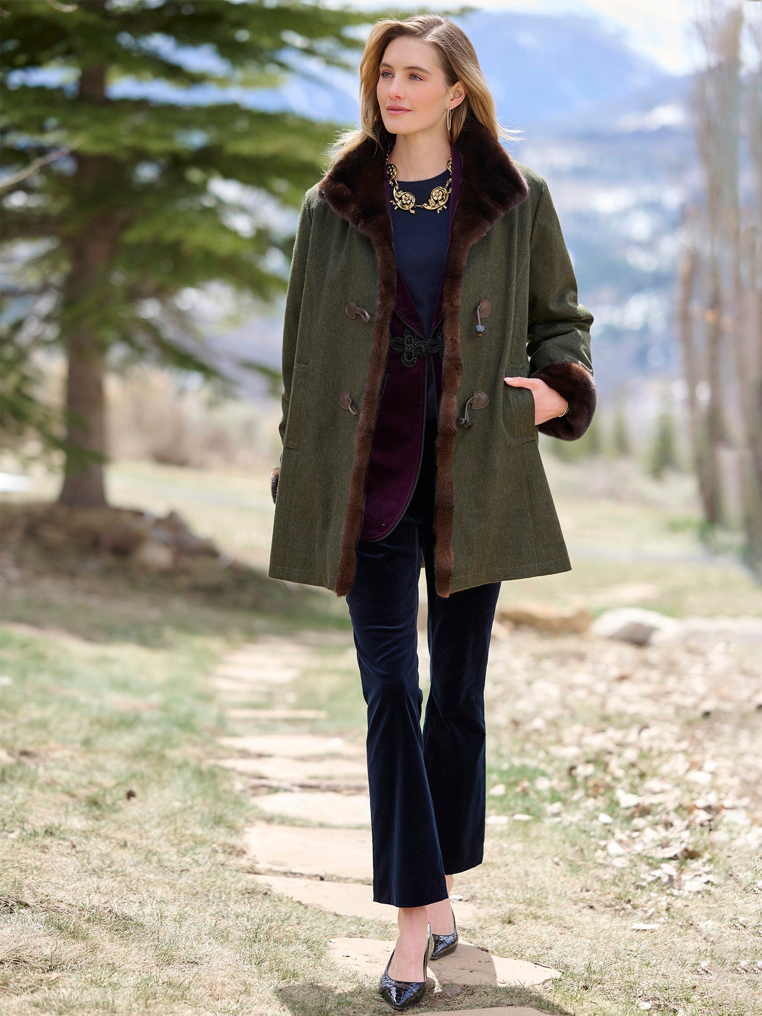 Cena Toggle Loden Wool Coat – Gorsuch