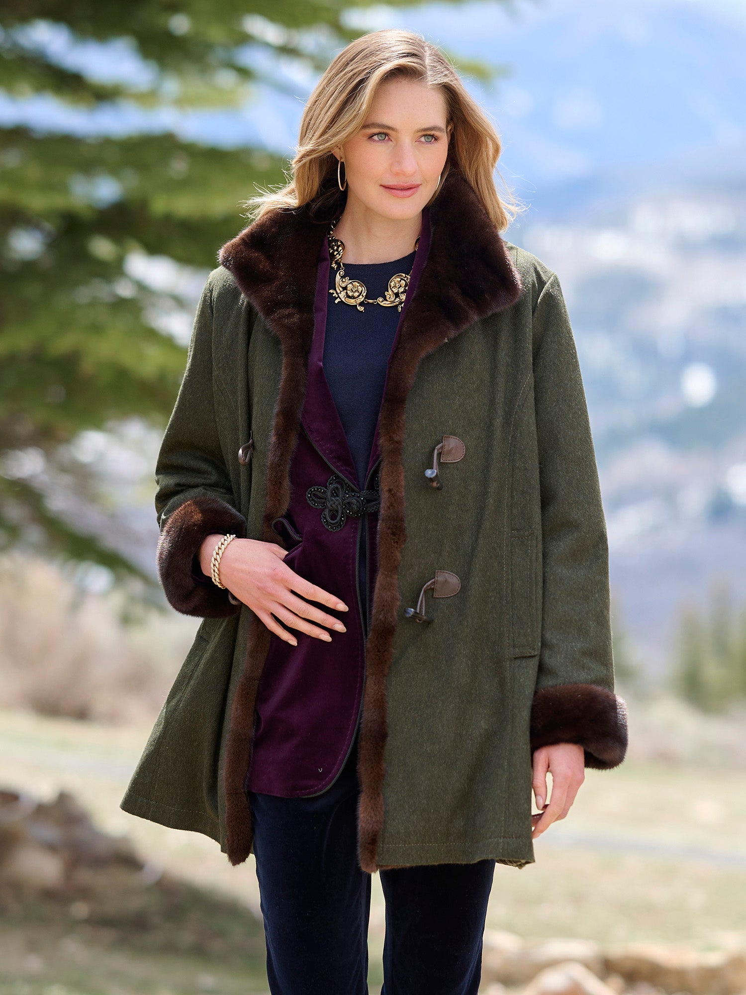 Cena Toggle Loden Wool Coat – Gorsuch