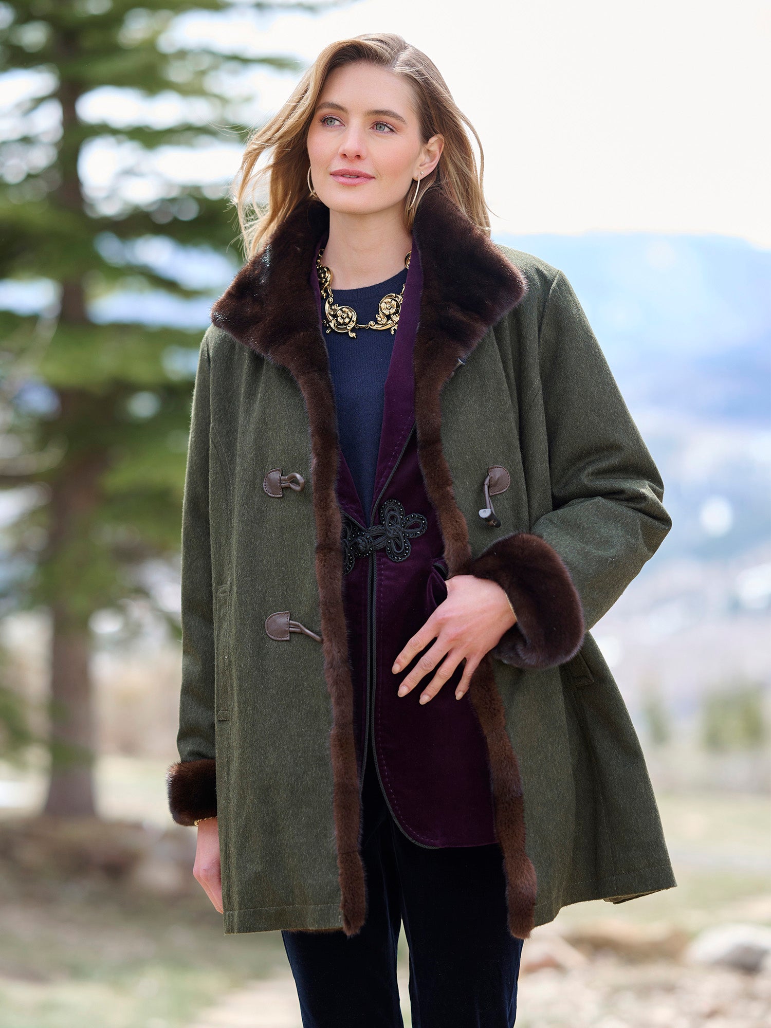 Cena Toggle Loden Wool Coat – Gorsuch