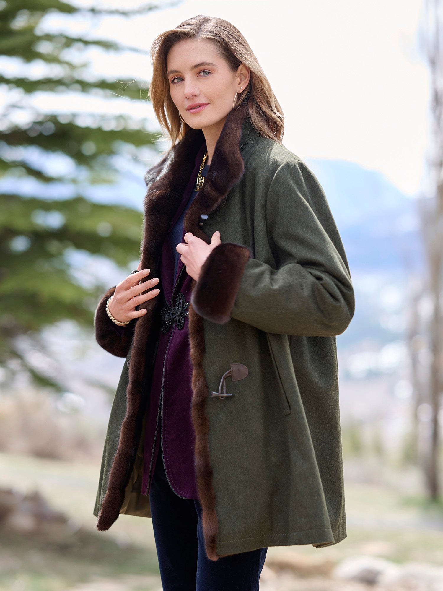 Cena Toggle Loden Wool Coat – Gorsuch