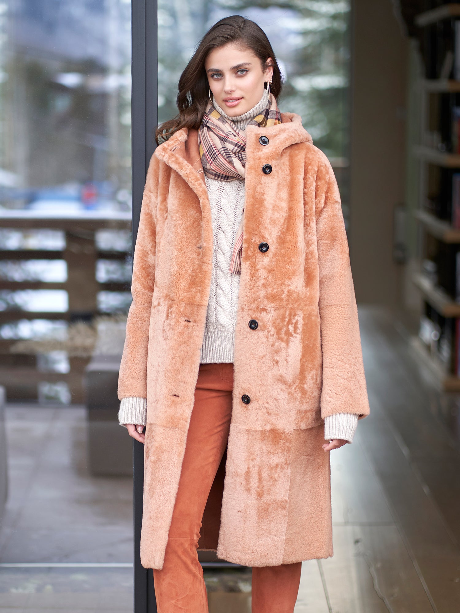 Darleen Reversible Shearling Coat