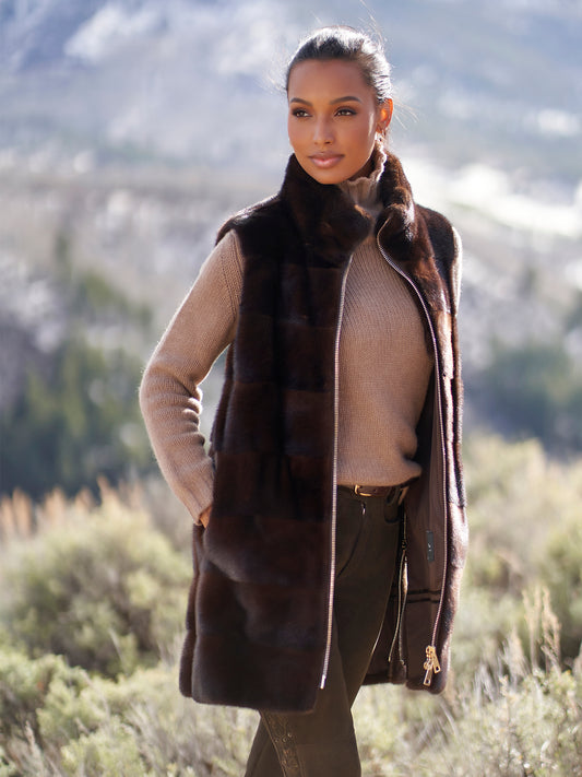 Serena Mink Fur Vest