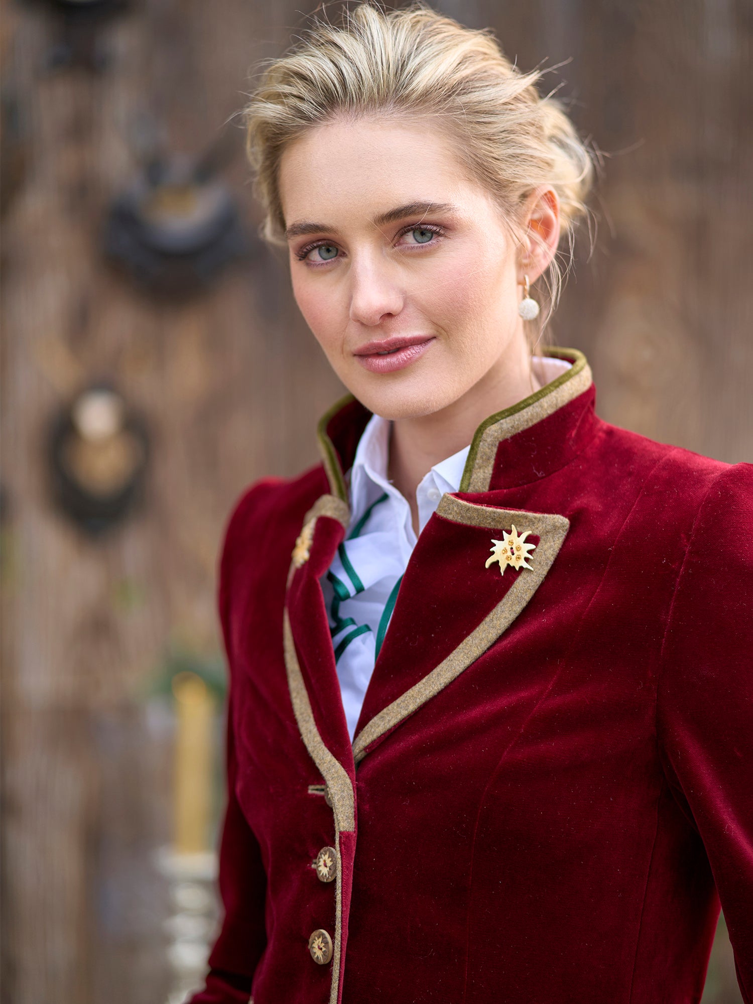 Bordeaux velvet blazer on sale