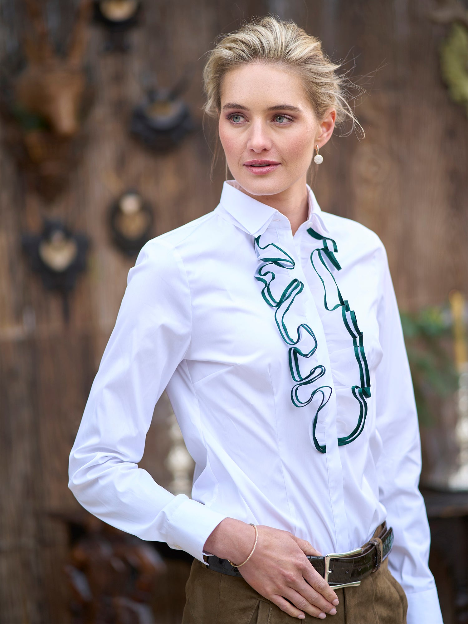 Wylie Organdy Ruffle Shirt – Gorsuch