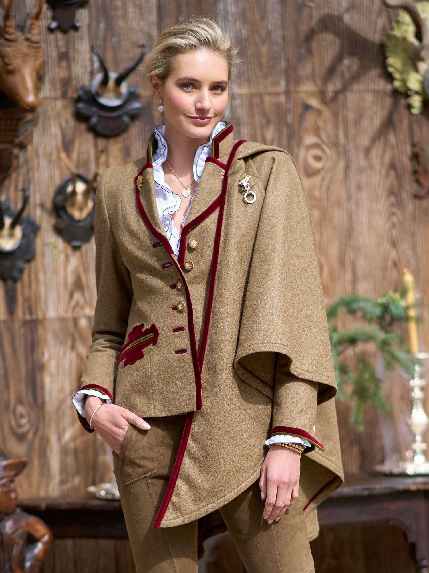 Stockholm Loden Cape – Gorsuch