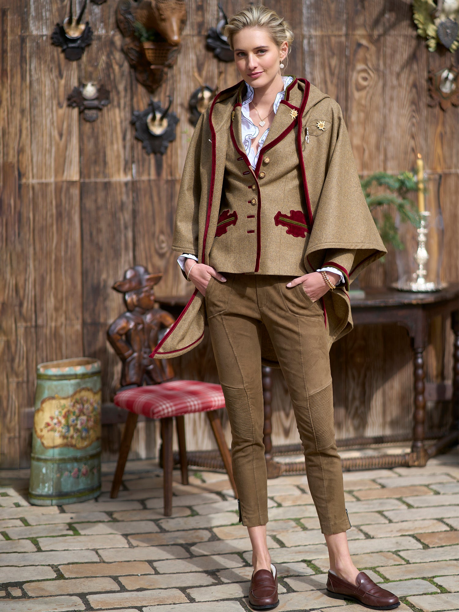 ジャケット・アウター LIDNM Super 140s SHAWL COLLAR CAPE COAT LIDNM Super 140s SHAWL COLLAR CAPE COAT