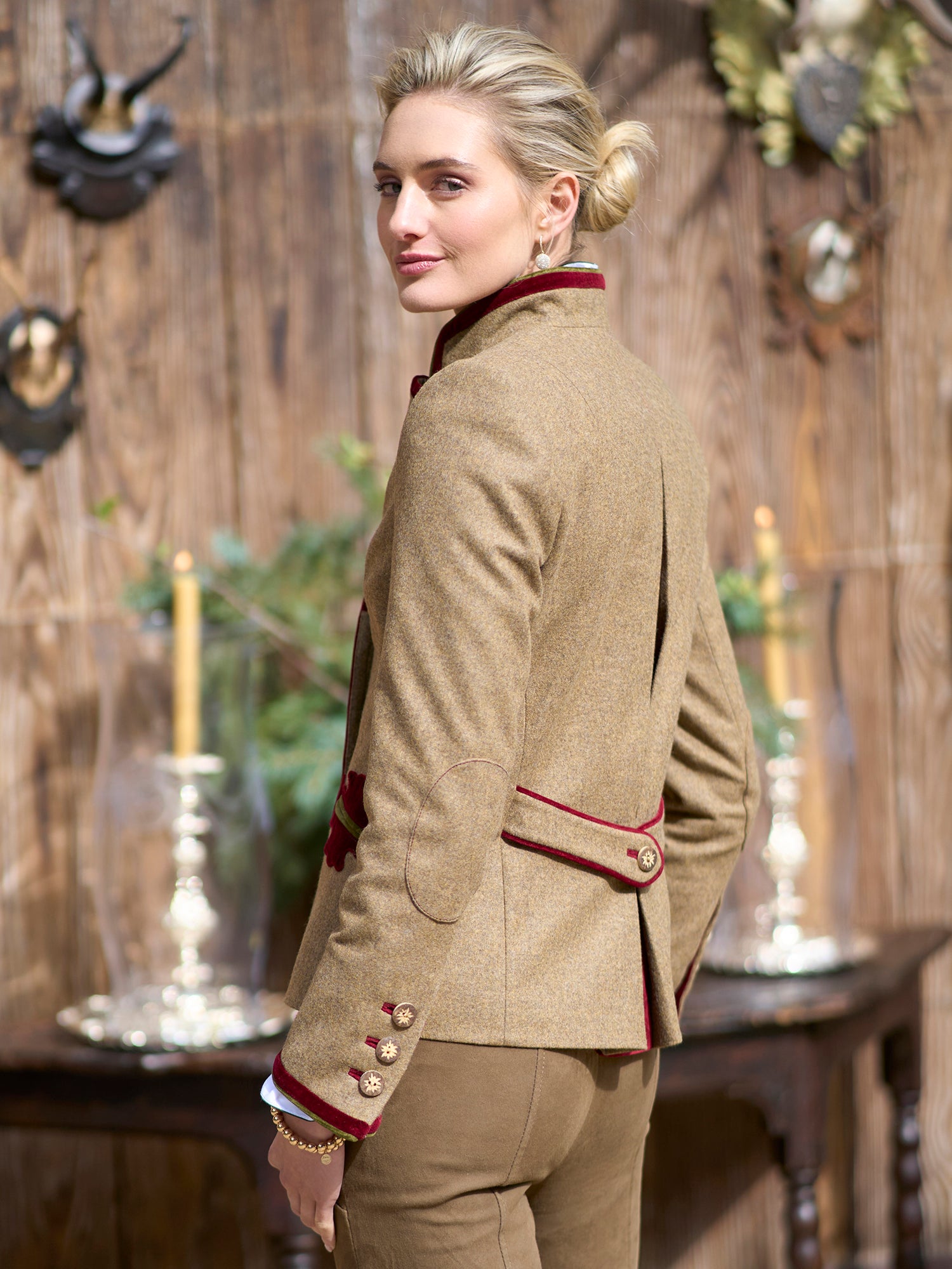 ジャケット・アウター Grim Jacket Wool Loden Cloth xs Jaegerinnen Loden Jacket – Gorsuch