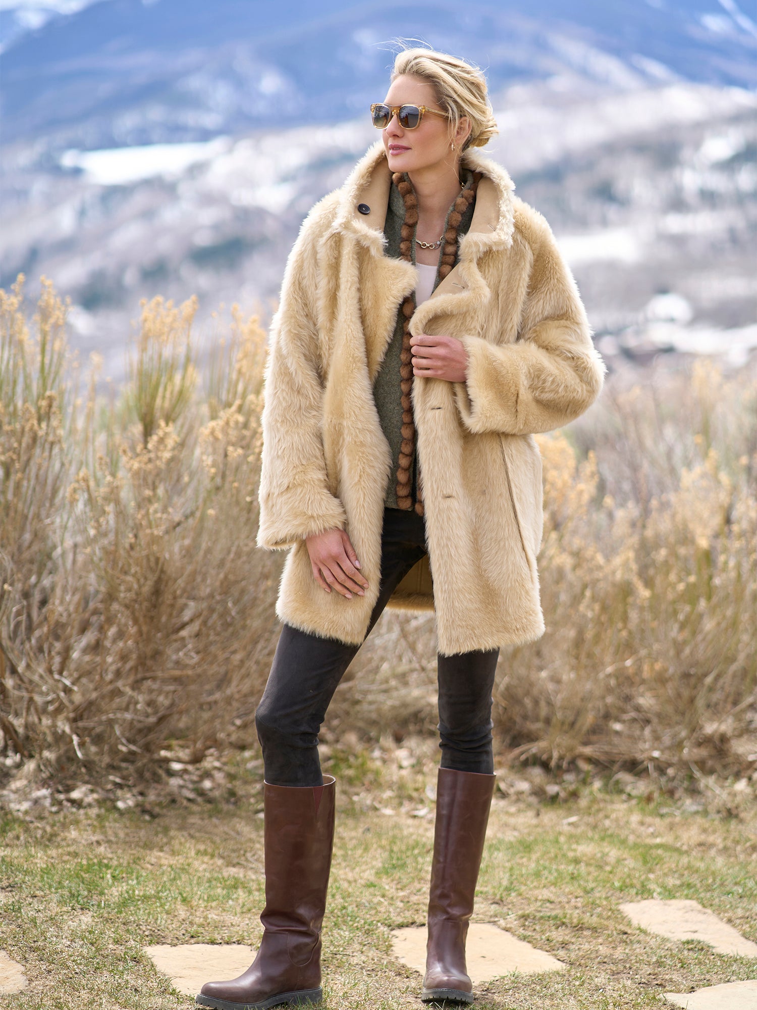 Elsa Reversible Shearling Coat – Gorsuch