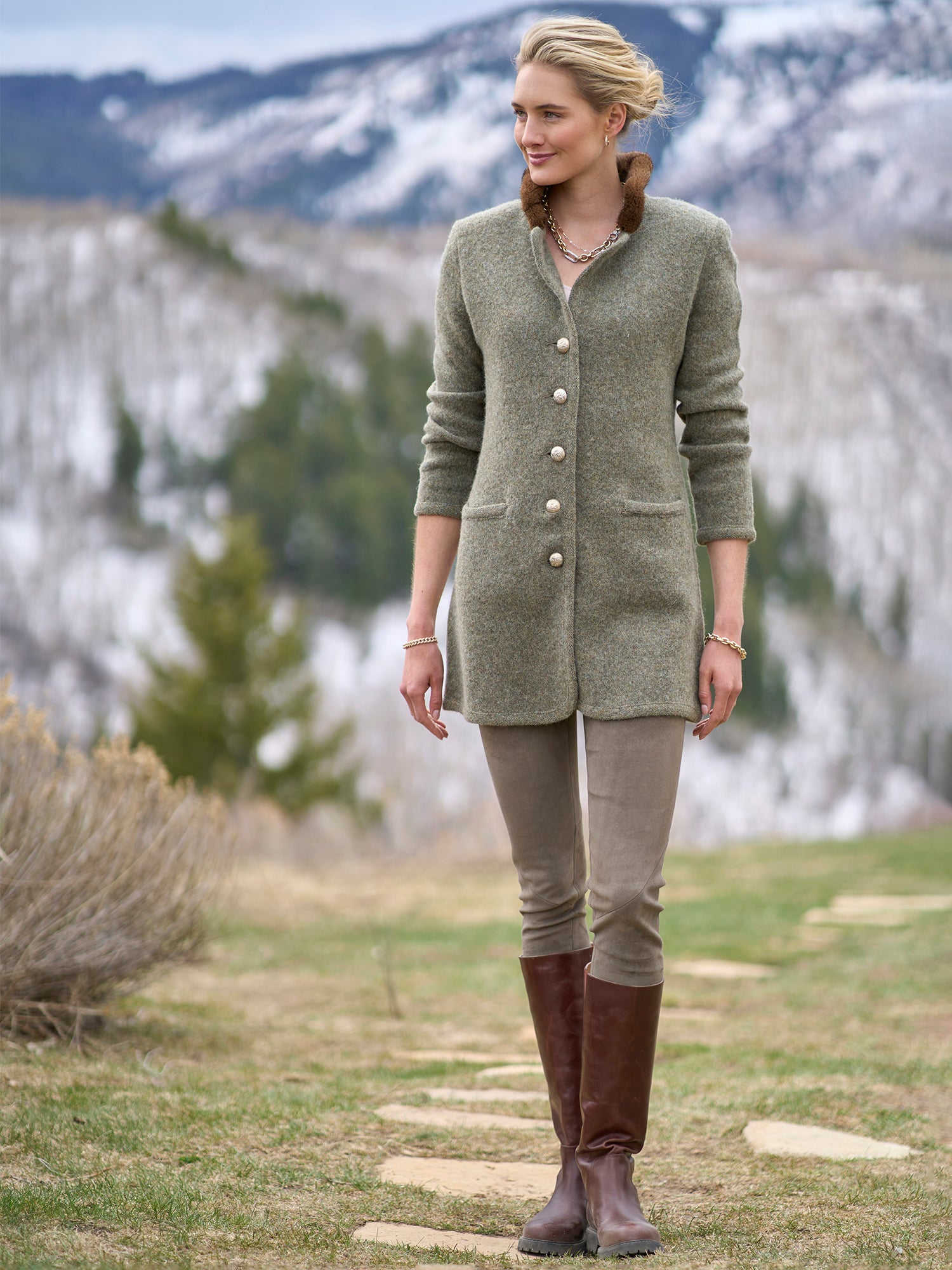 Carlotta Mink Soft Wool Cardigan – Gorsuch