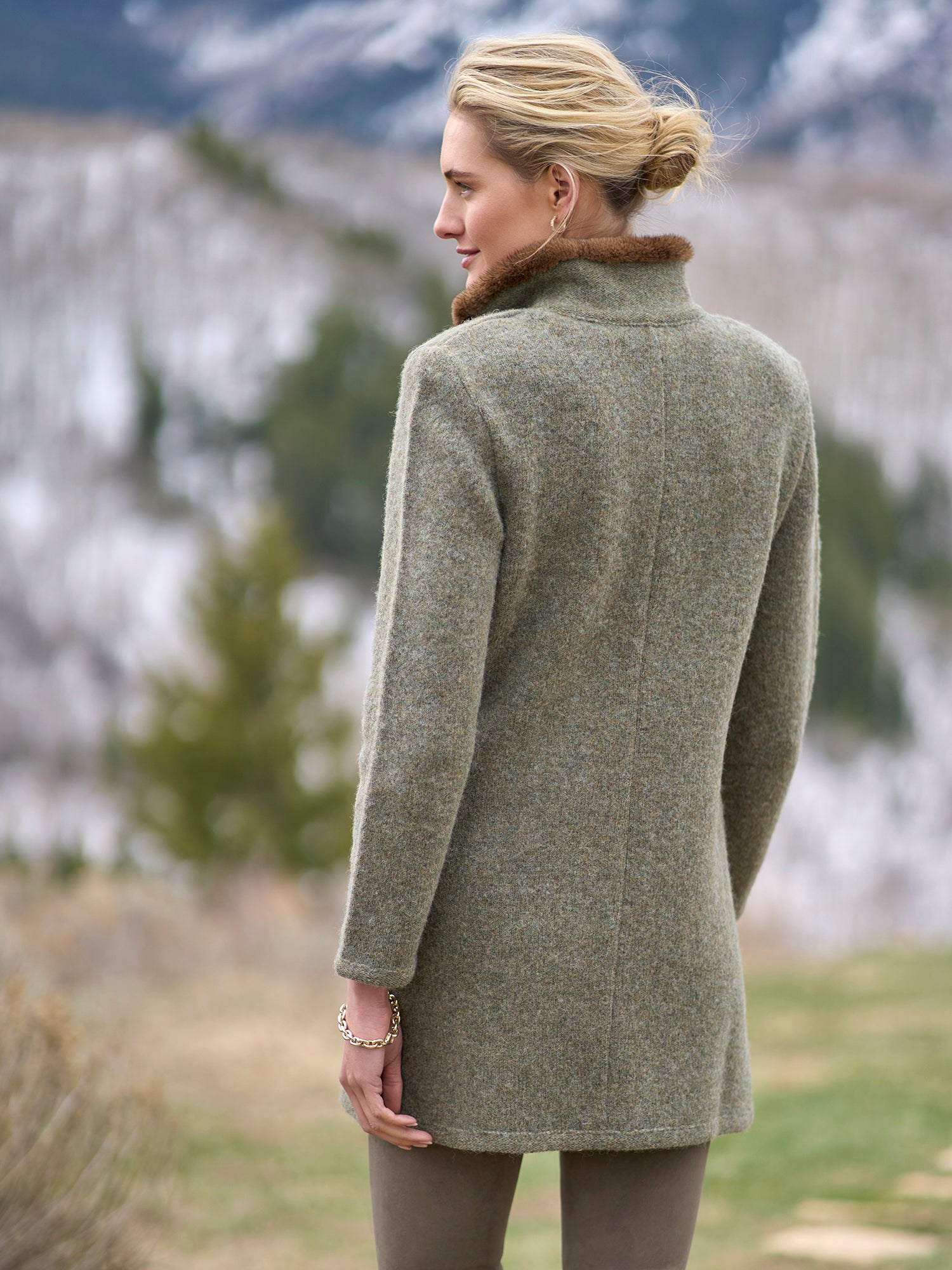 トップス 2022aw stone  wool cardigan ANNA Cardigan in Ash Grey - 100% Cruelty Free Merino Wool - L'Envers