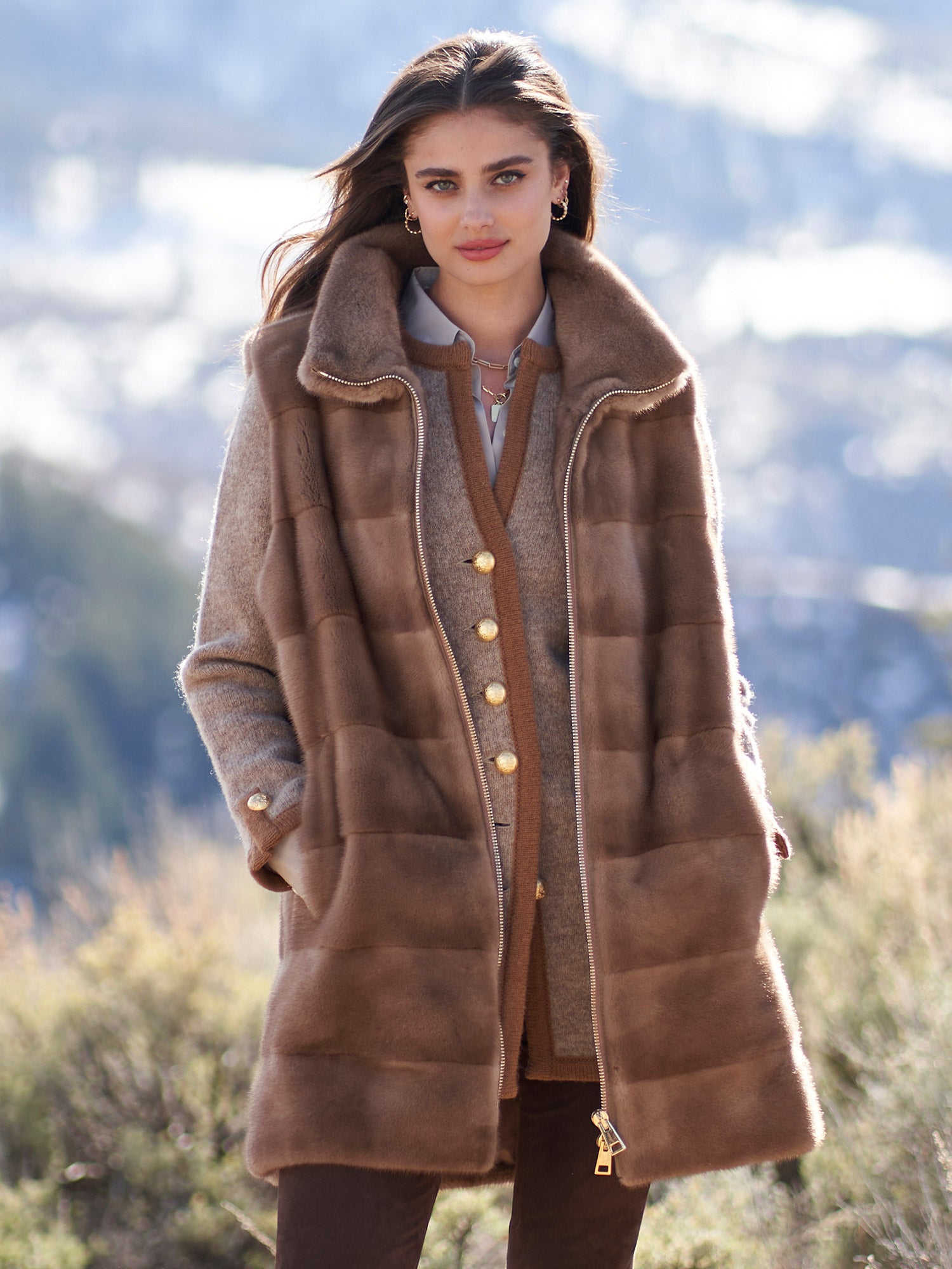 Serena Mink Fur Vest