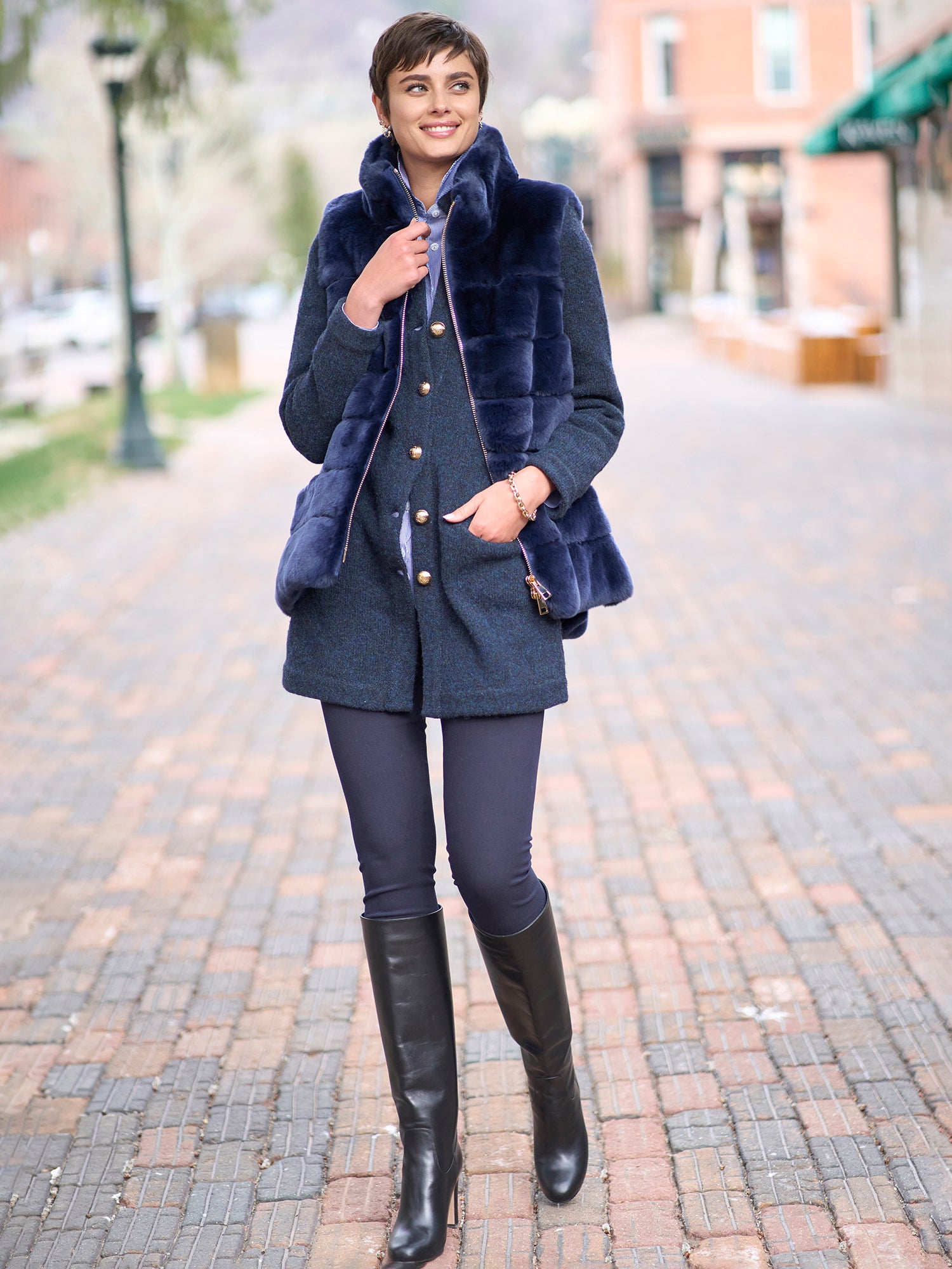 Sarah Rex Fur Vest – Gorsuch