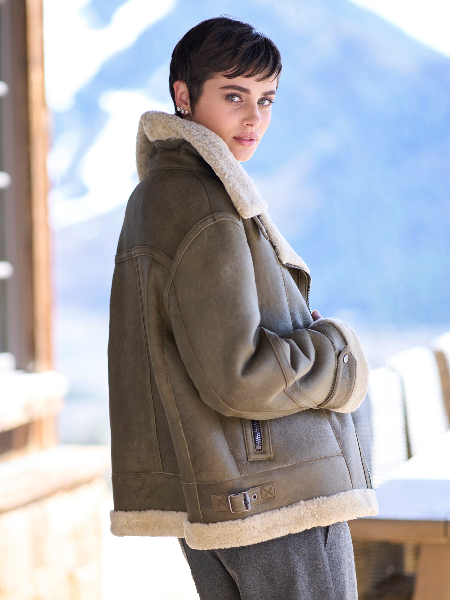 Paris Moto Shearling Coat – Gorsuch