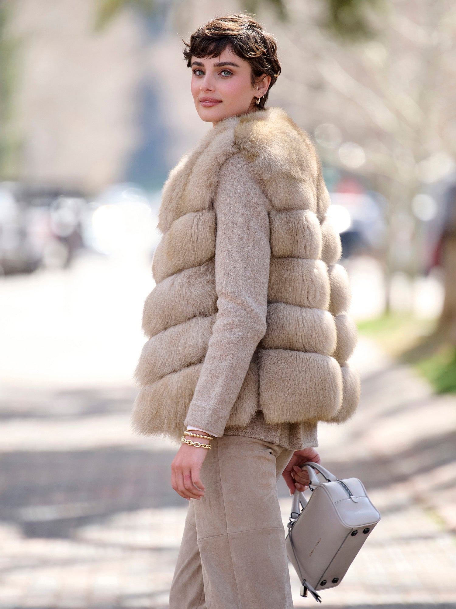 Sofie Fox Fur Vest – Gorsuch